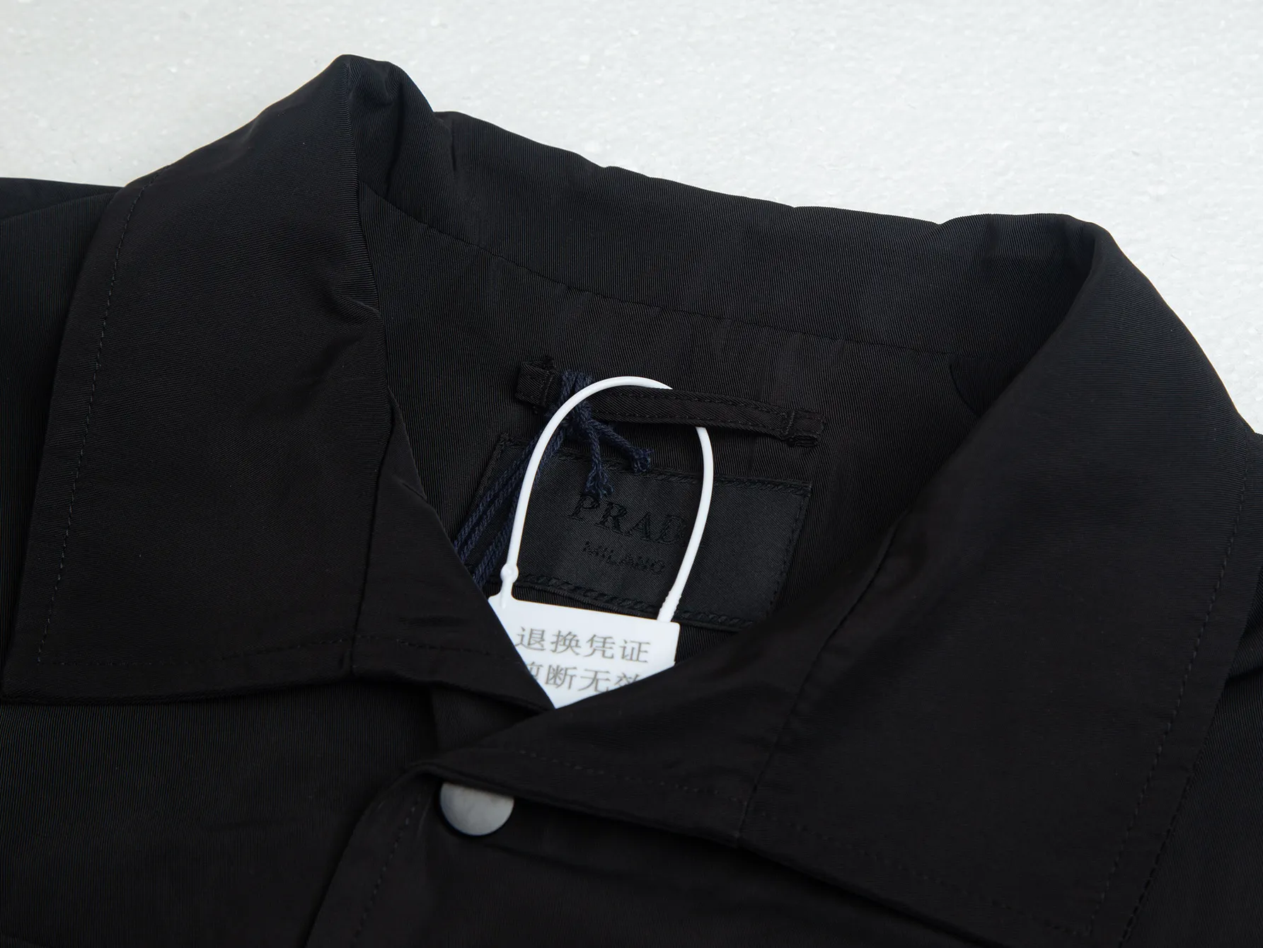 Re-Nylon Utility Vest with Enamel Triangle Logo D19516220 — view 7