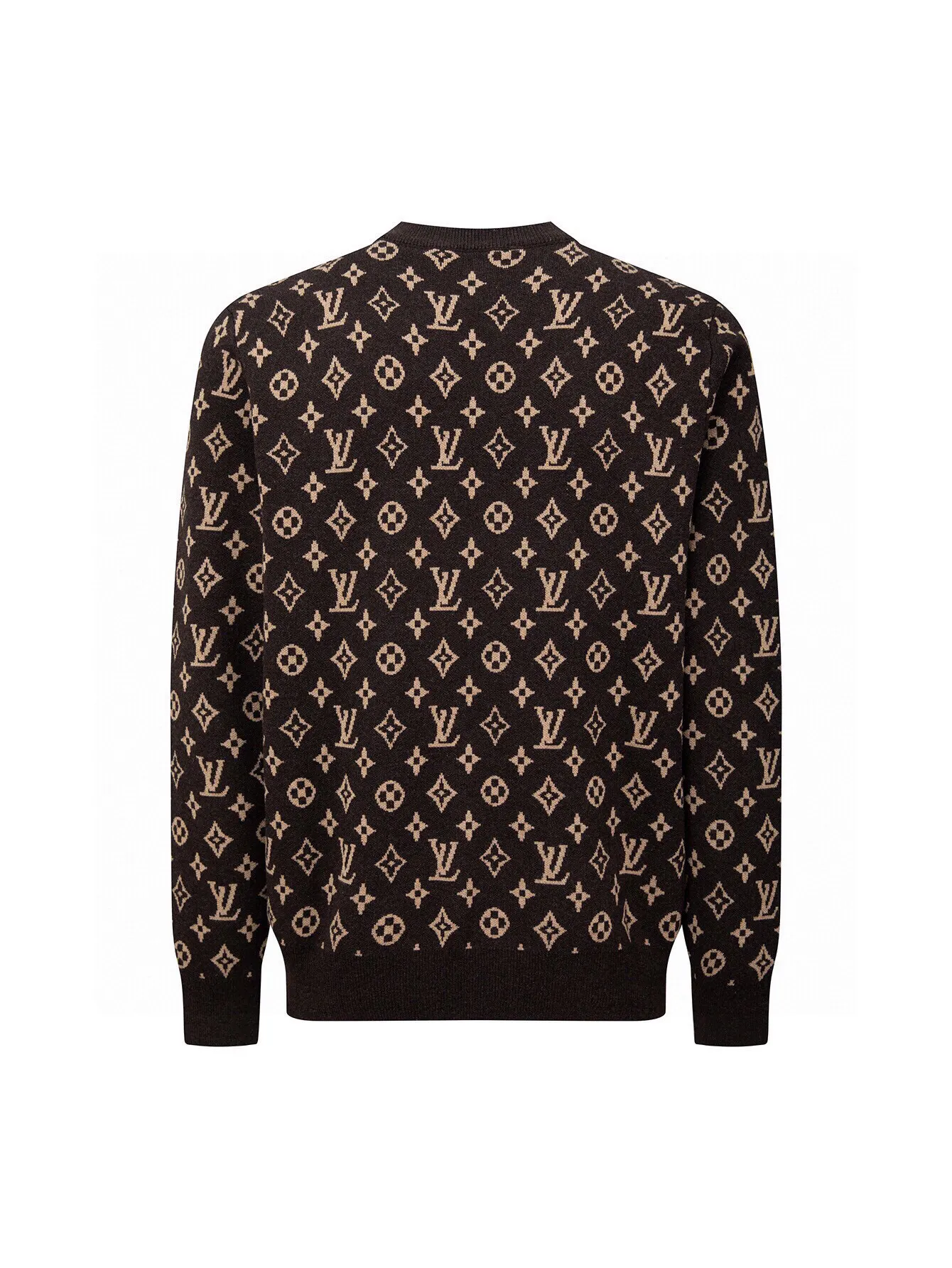 Monogram Jacquard Wool Crew-Neck Sweater D19516458 — view 2