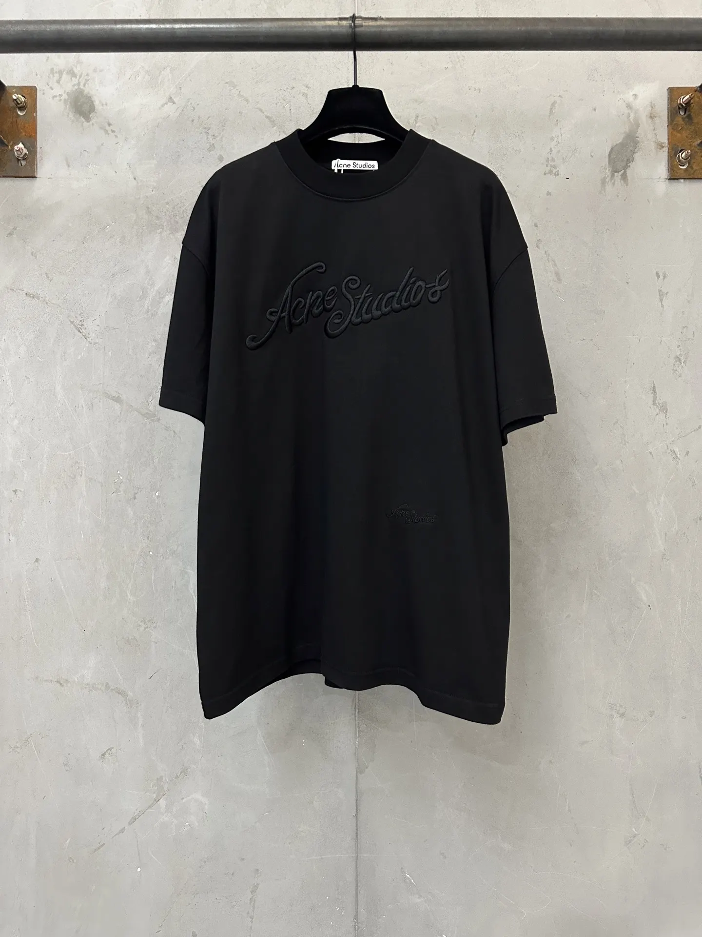 Embroidered Logo Heavyweight Cotton T-Shirt D19518974