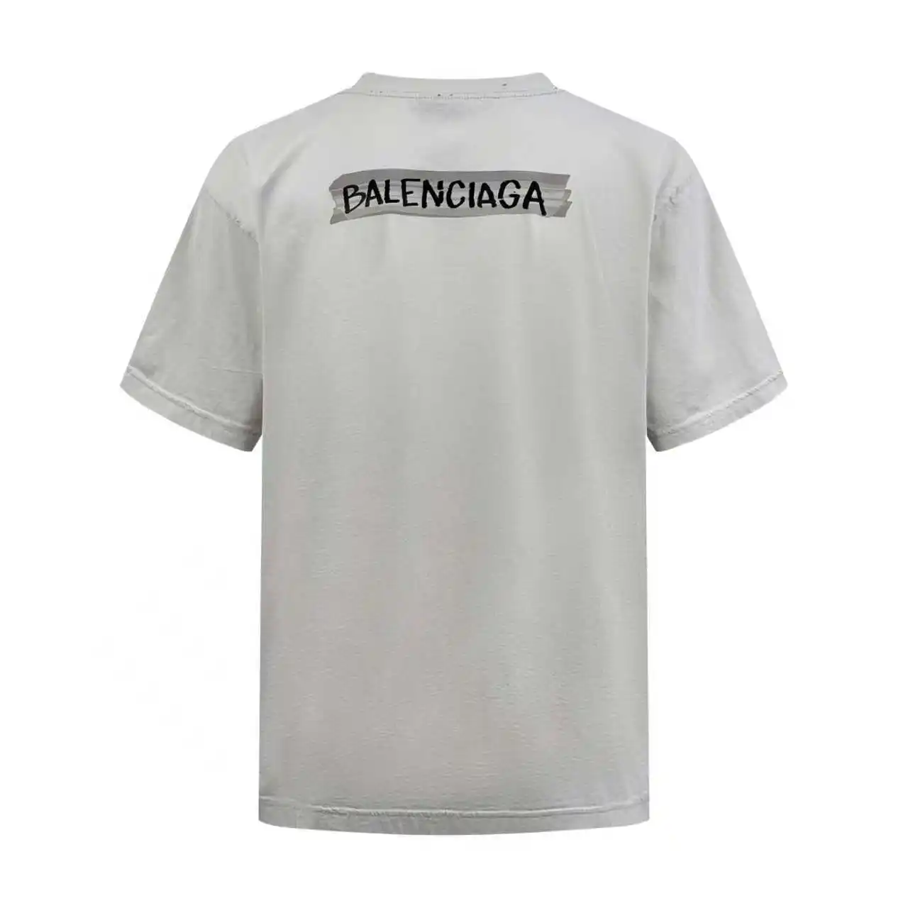 Masking Tape Logo Distressed T-Shirt D19514255 — view 2