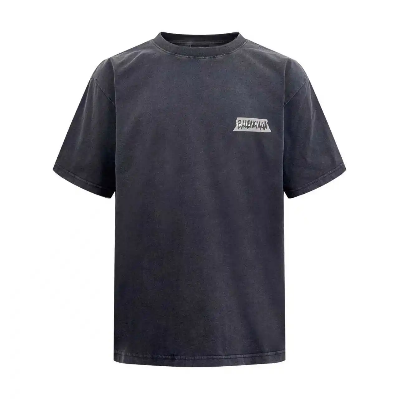Masking Tape Logo Distressed T-Shirt D19514254