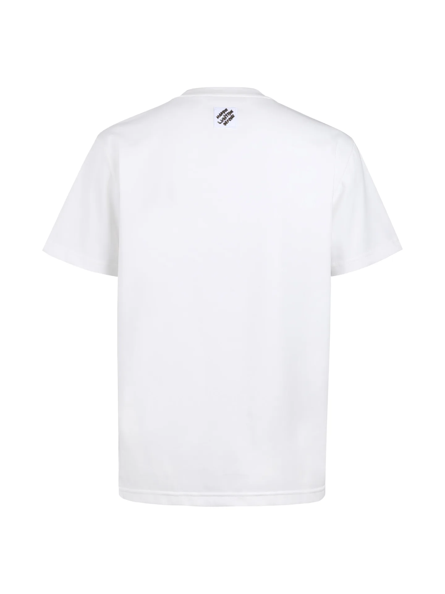 Sequin Logo Embroidered Cotton T-Shirt D19514251 — view 2