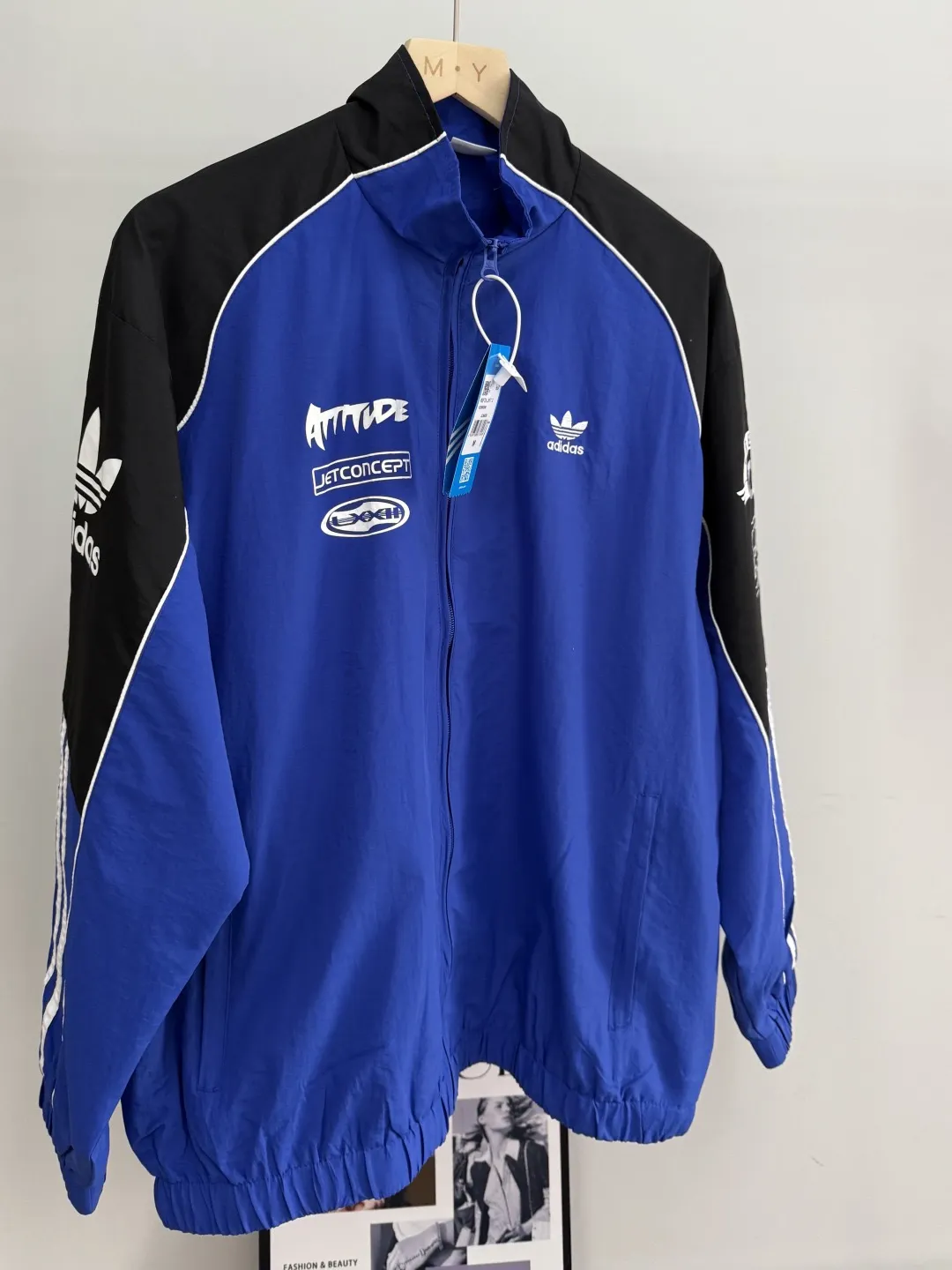 Logo-Print Color-Block Track Jacket D19514407