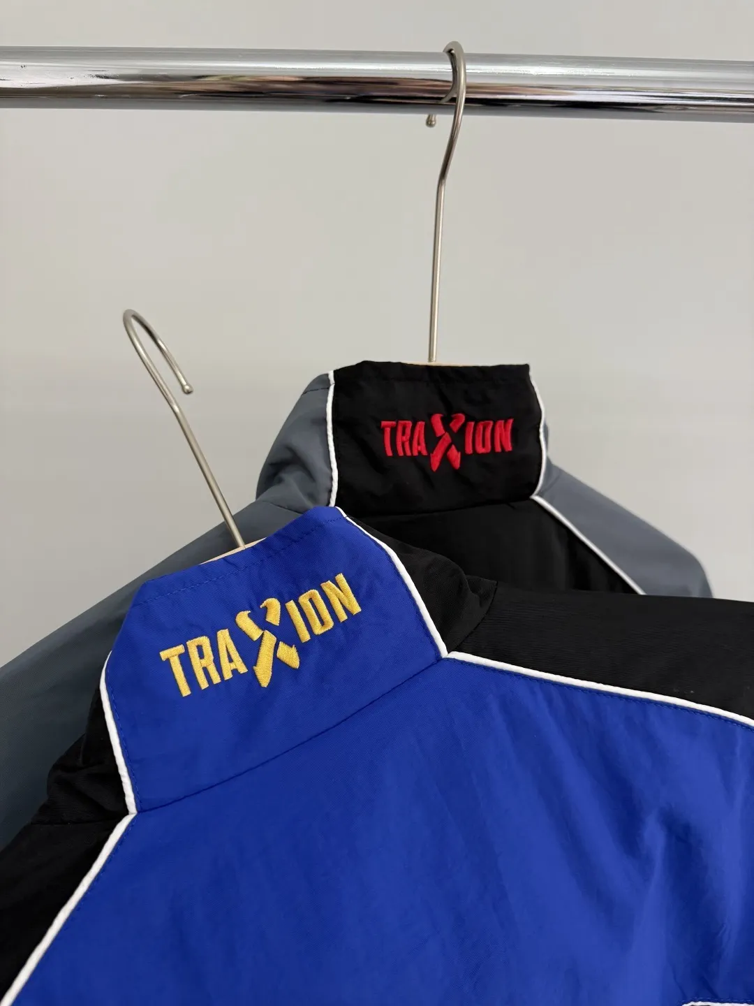 Logo-Print Color-Block Track Jacket D19514407 — view 14