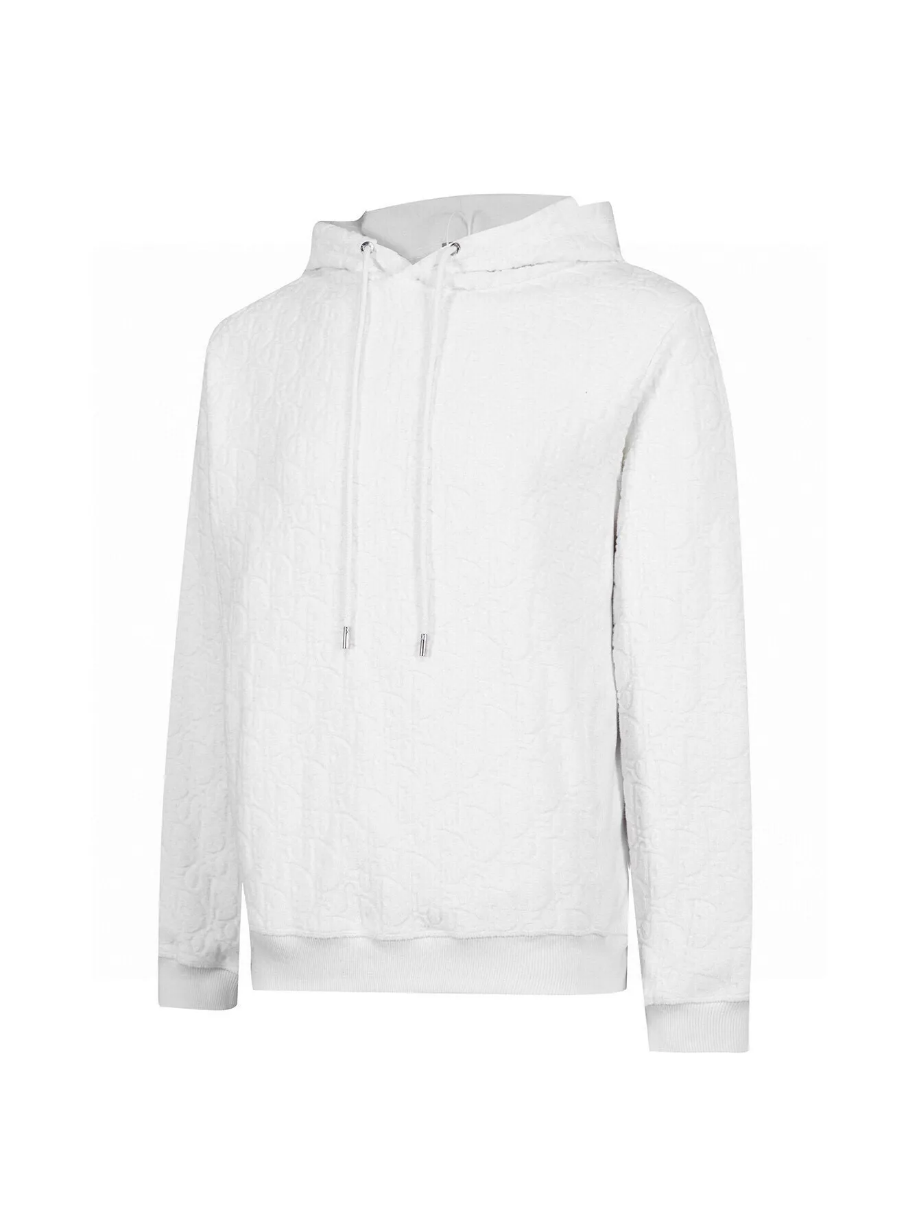 Oblique Jacquard Terry Cotton Hoodie D19516480