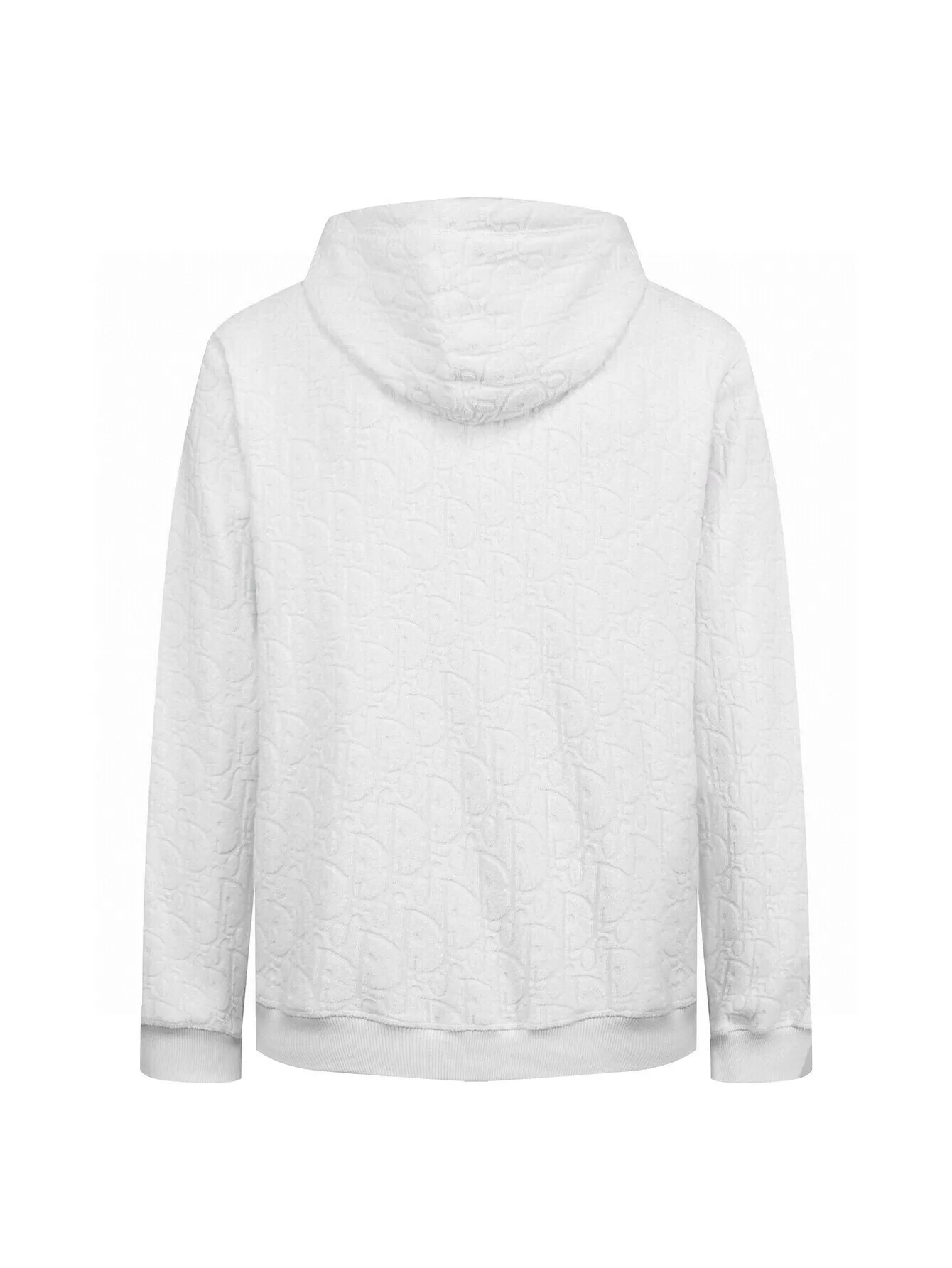 Oblique Jacquard Terry Cotton Hoodie D19516480 — view 3