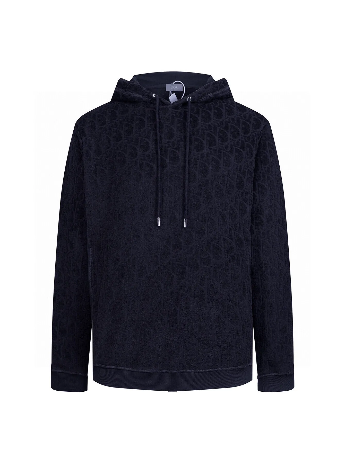 Oblique Terry Cotton Jacquard Hoodie D19516479 — view 2