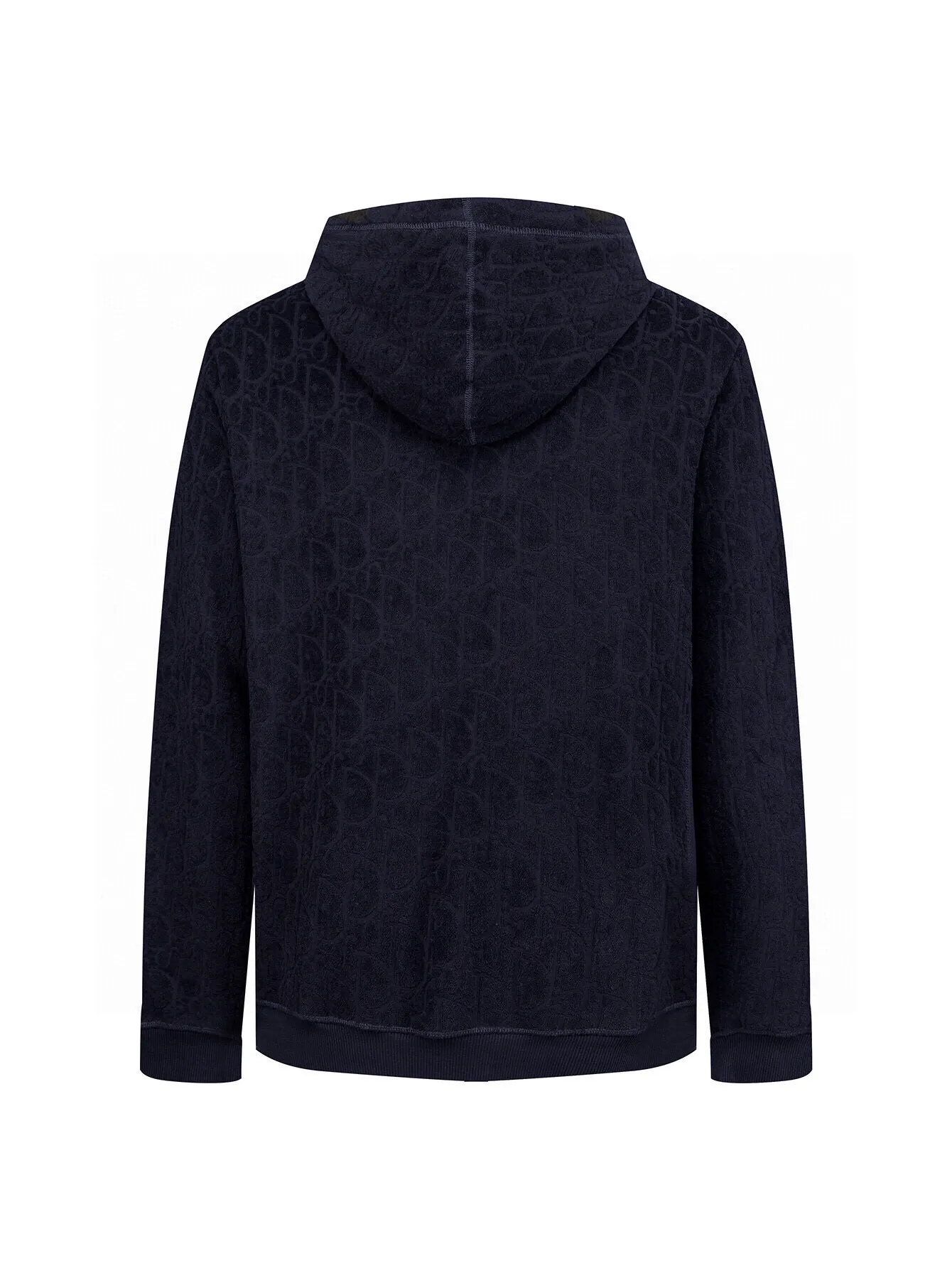 Oblique Terry Cotton Jacquard Hoodie D19516479 — view 3