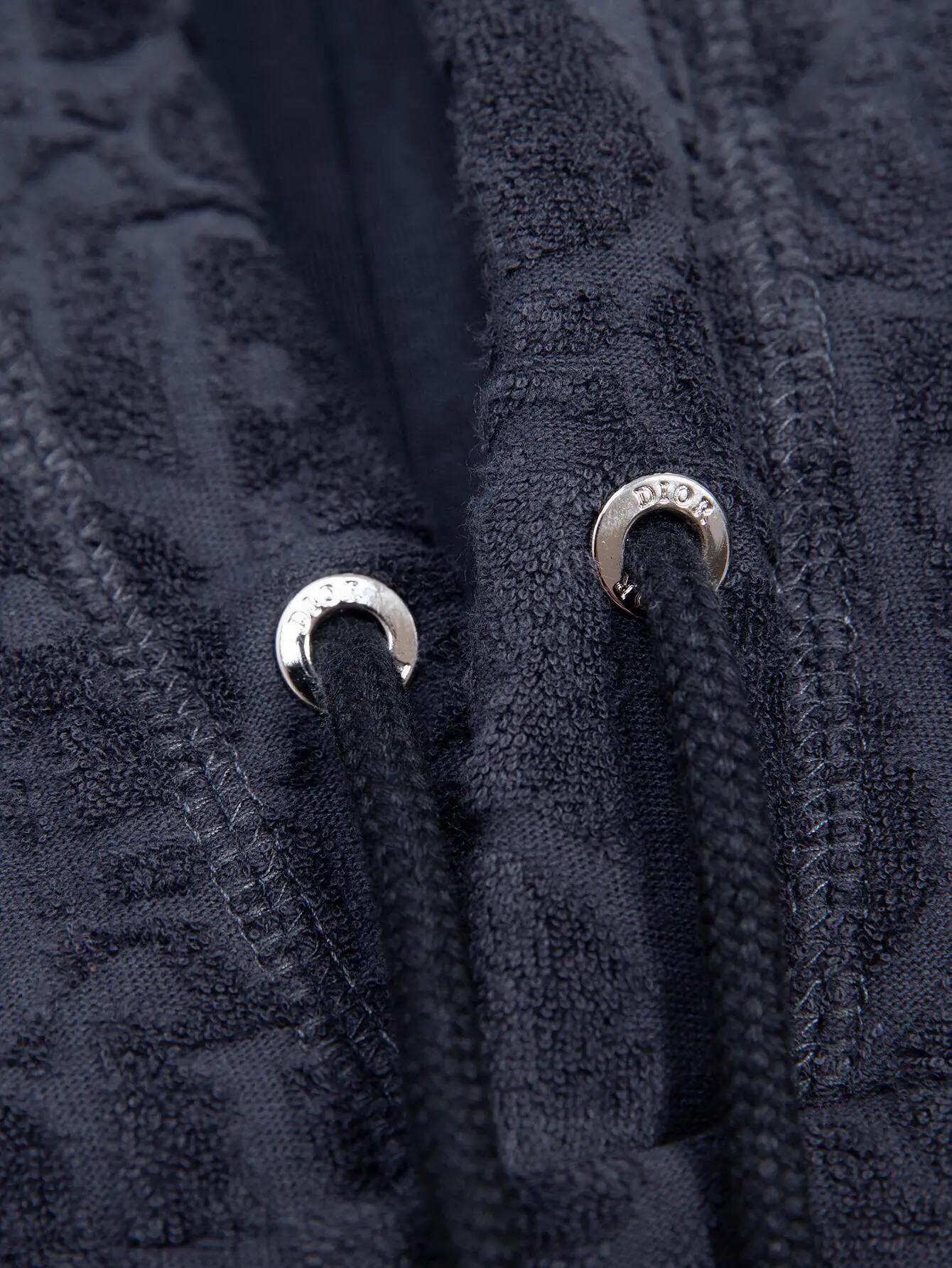 Oblique Terry Cotton Jacquard Hoodie D19516479 — view 4