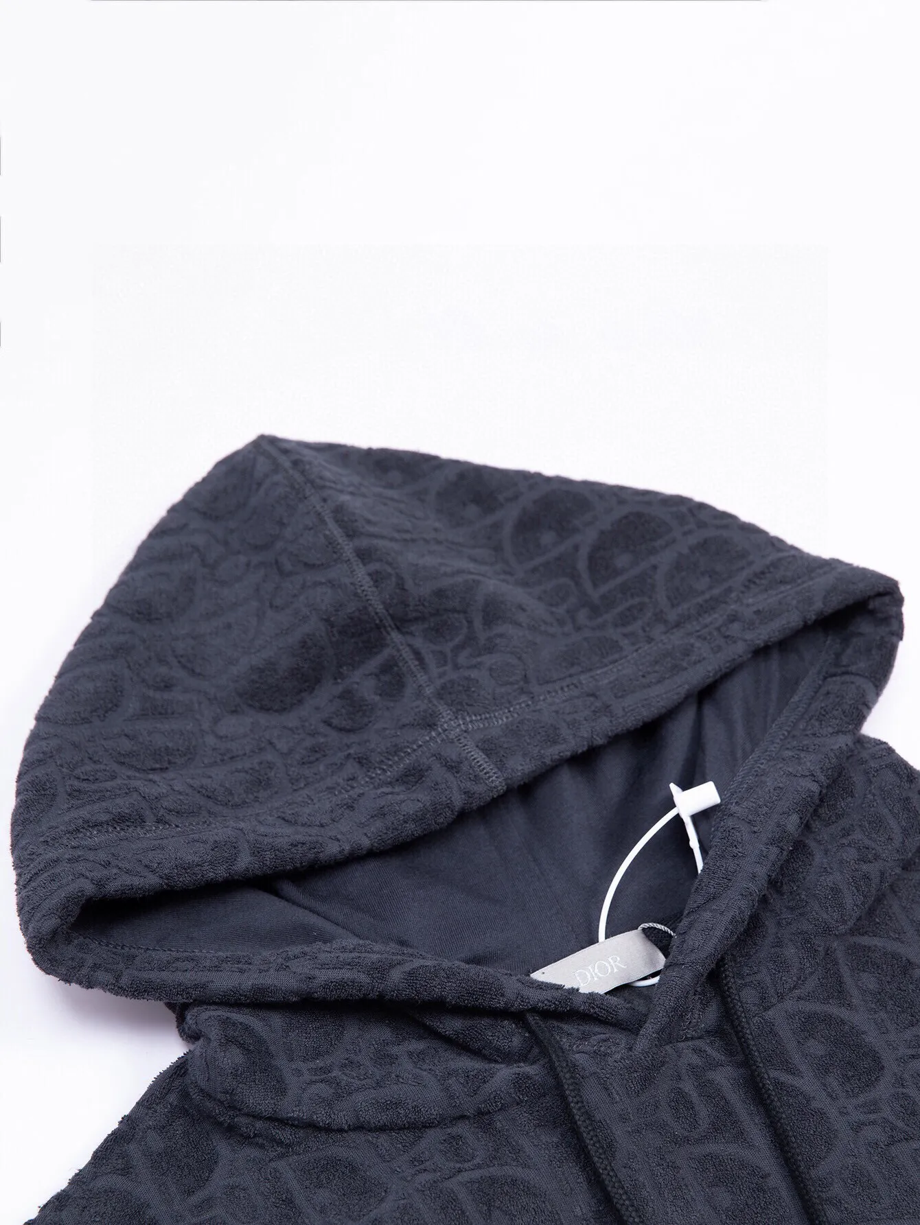 Oblique Terry Cotton Jacquard Hoodie D19516479 — view 5