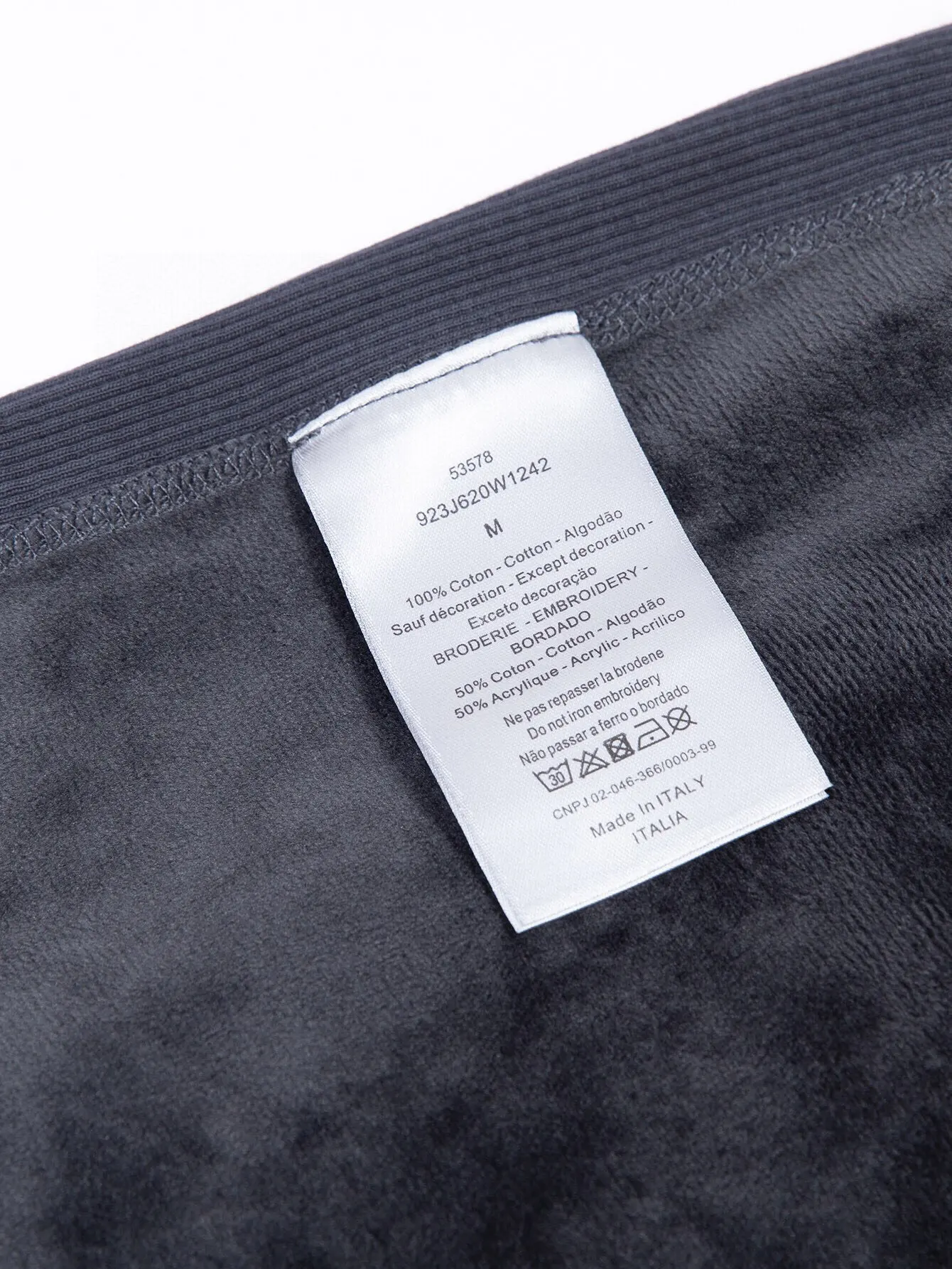 Oblique Terry Cotton Jacquard Hoodie D19516479 — view 10