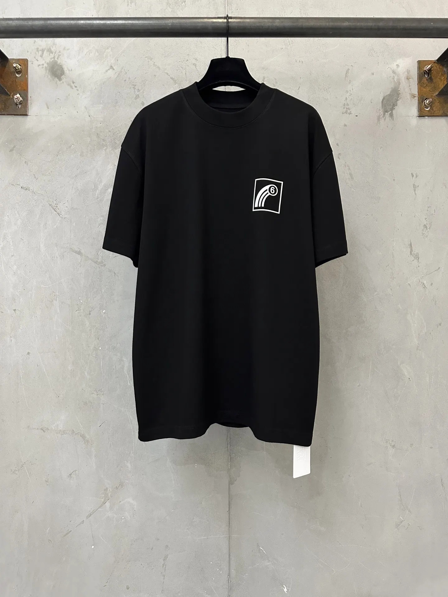 MM6 Maison Margiela Flocked Logo Heavyweight T-Shirt D19525025