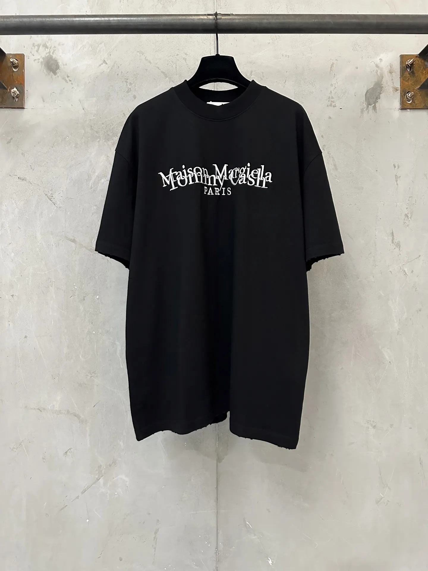 Embroidered Logo Heavyweight Cotton T-Shirt D19518986