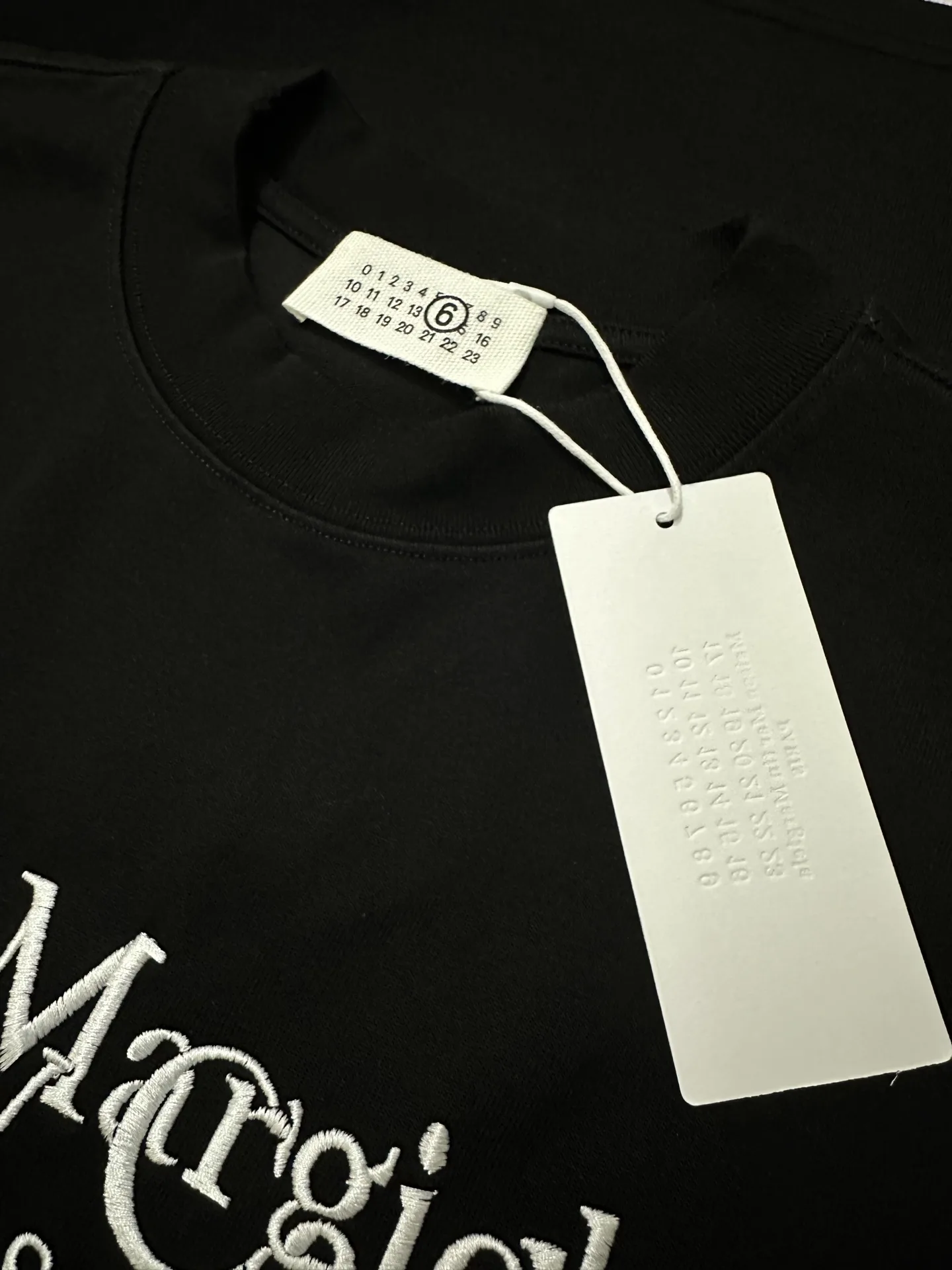 Embroidered Logo Heavyweight Cotton T-Shirt D19518986 — view 6