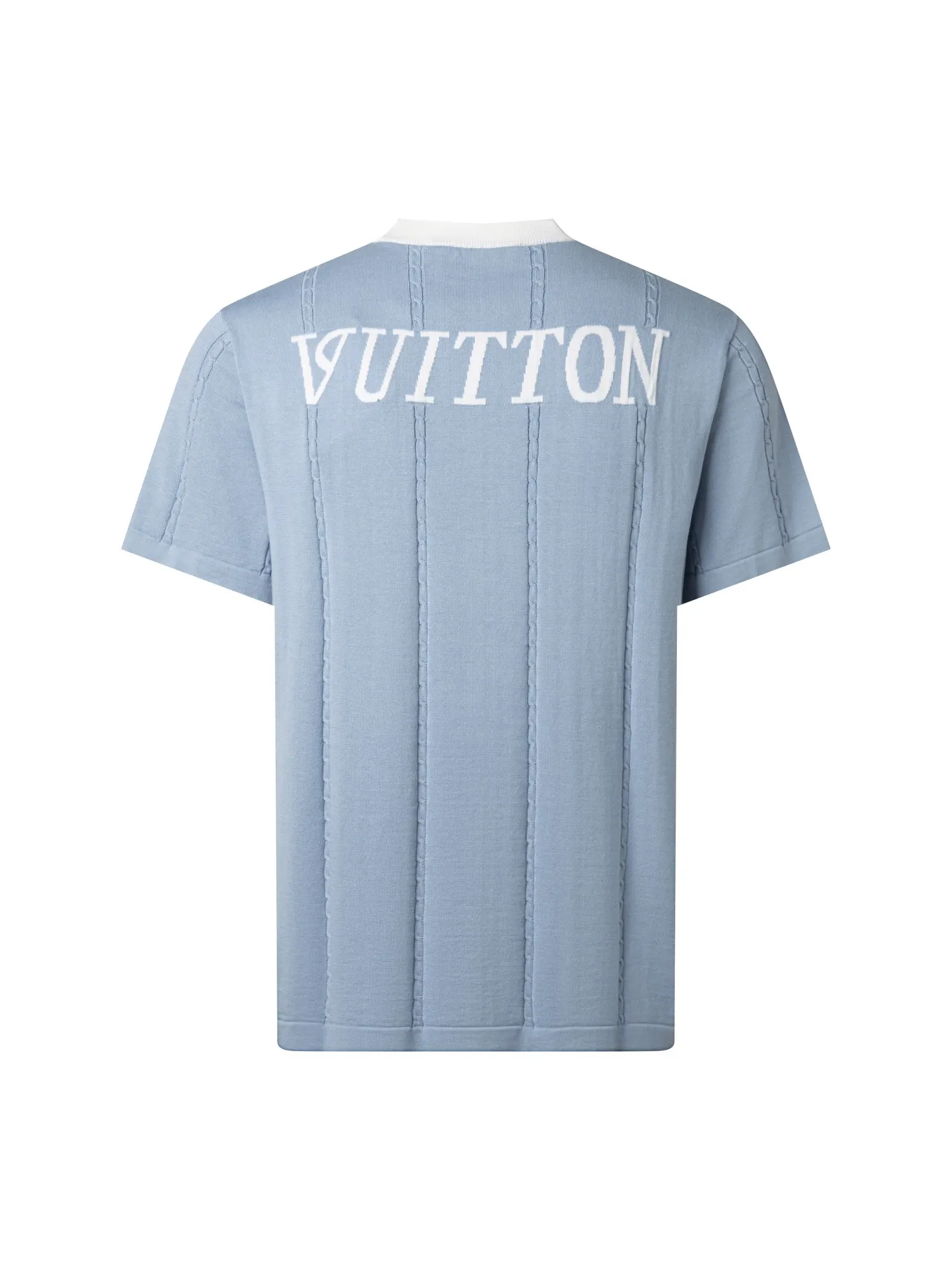 Embroidered Patch Wool-Blend Knit T-Shirt D20015678 — view 2