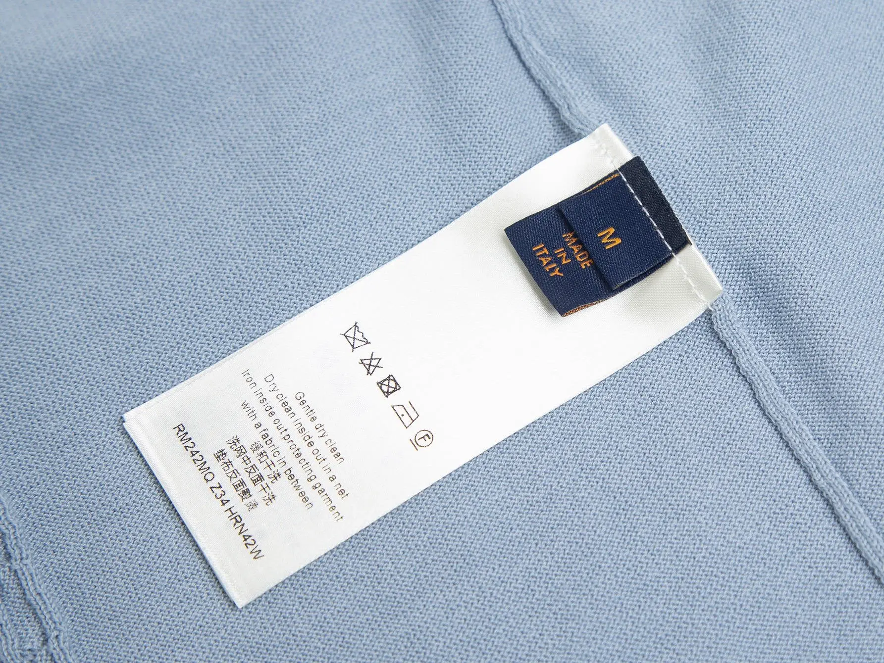 Embroidered Patch Wool-Blend Knit T-Shirt D20015678 — view 4