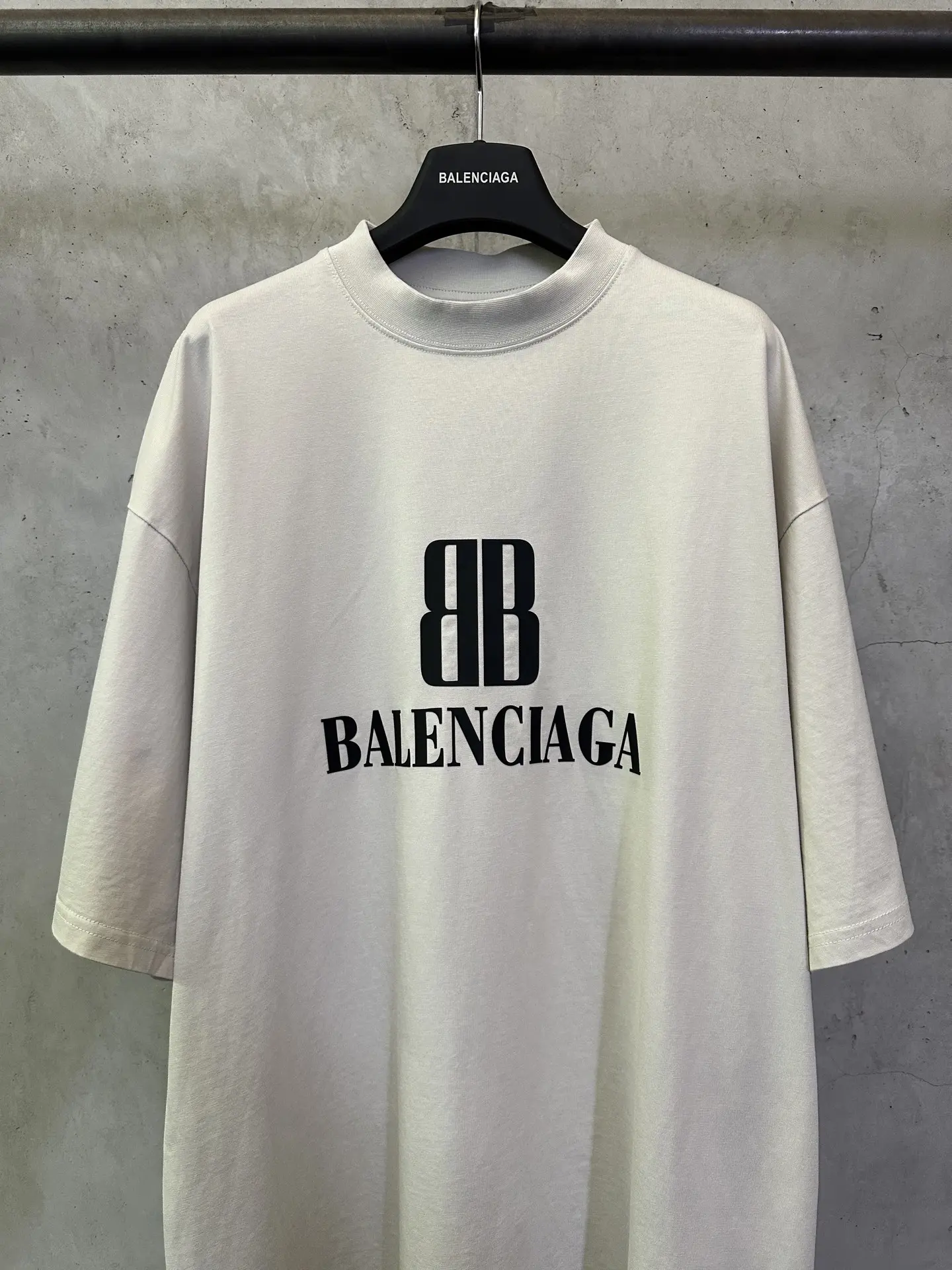 Double B Logo Print Cotton T-Shirt D20012909 — view 3