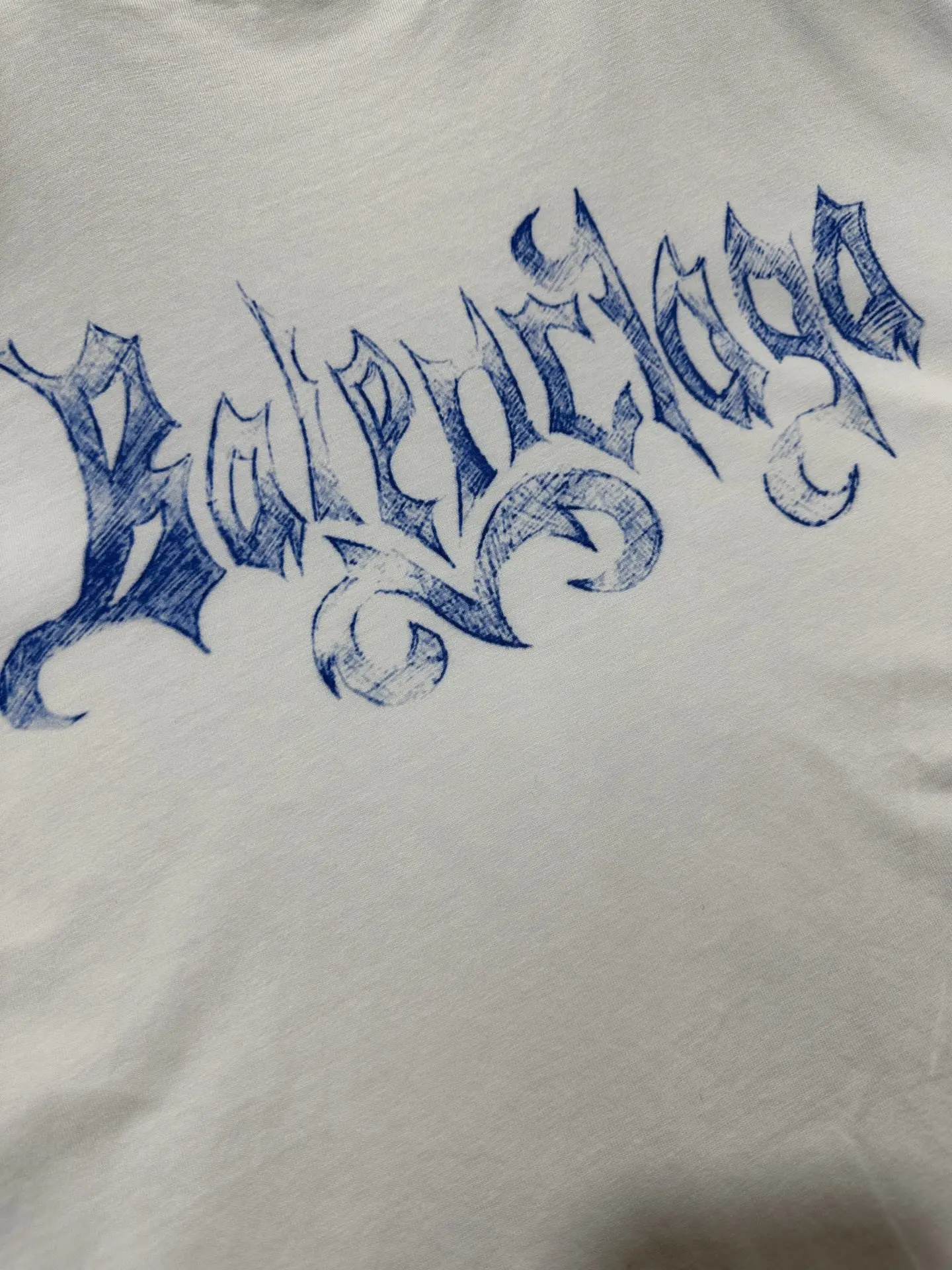 Gothic Logo Oversized Cotton T-Shirt D20011884 — view 7