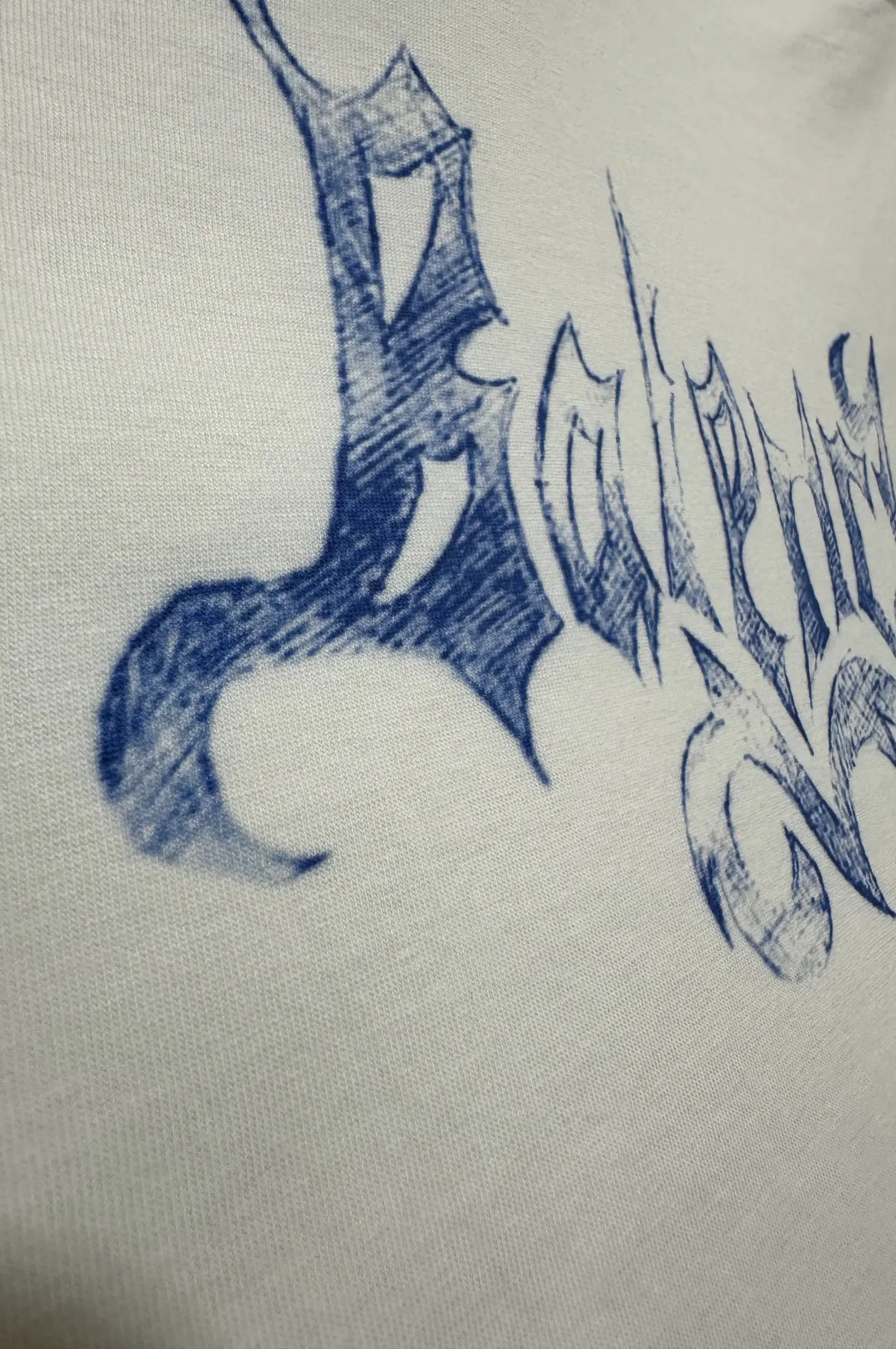 Gothic Logo Oversized Cotton T-Shirt D20011884 — view 8