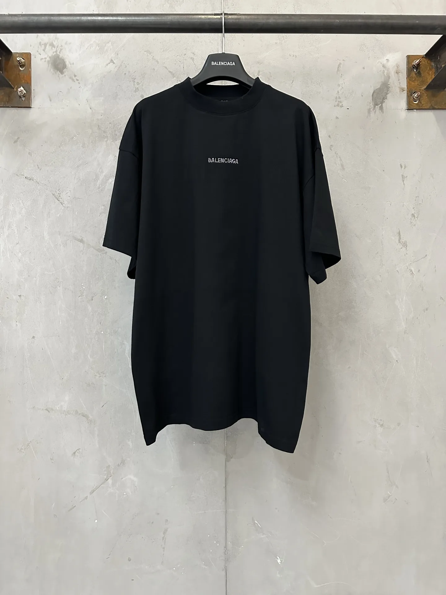 Rhinestone Logo Oversized T-Shirt D20020190