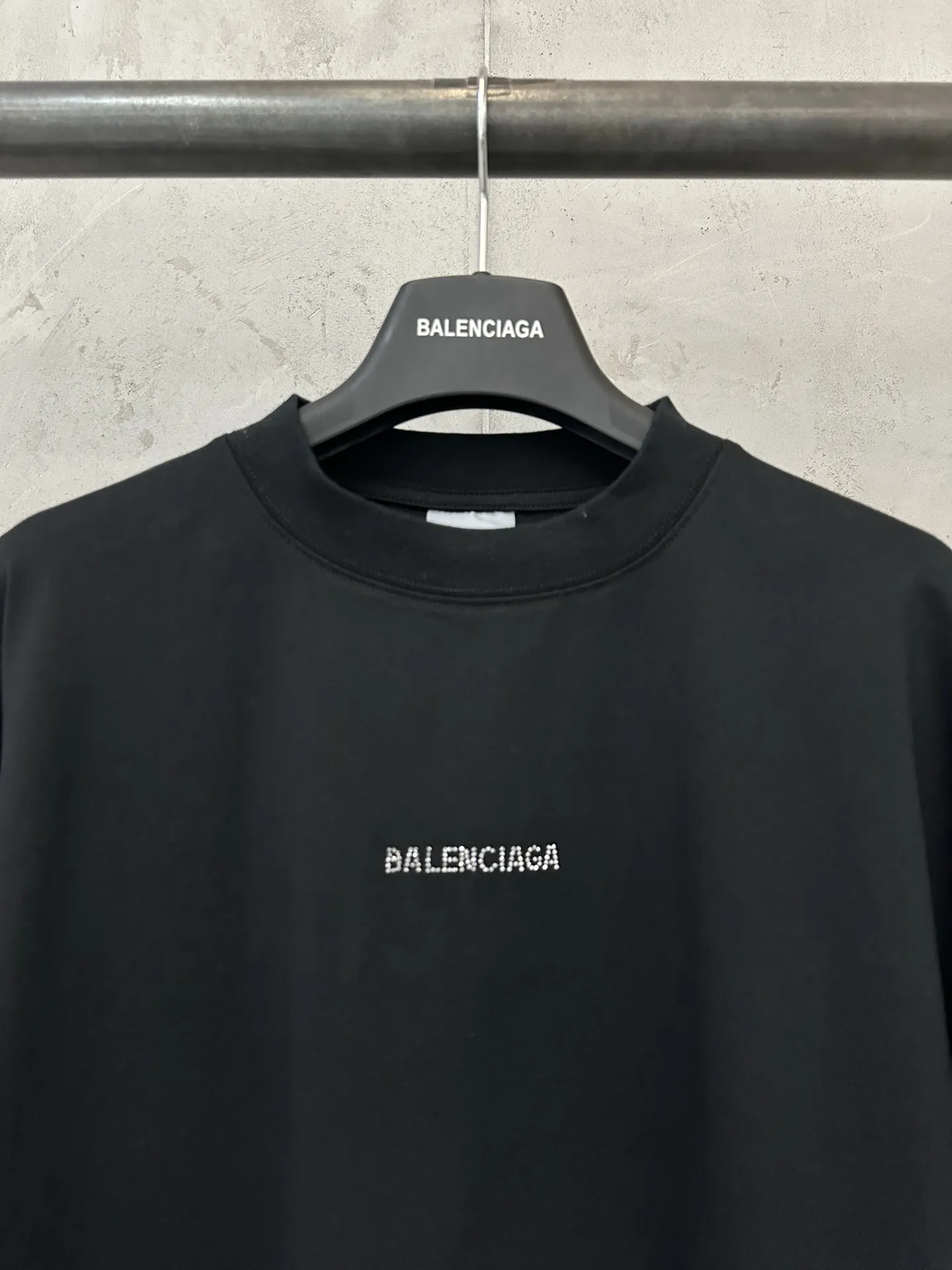 Rhinestone Logo Oversized T-Shirt D20020190 — view 5