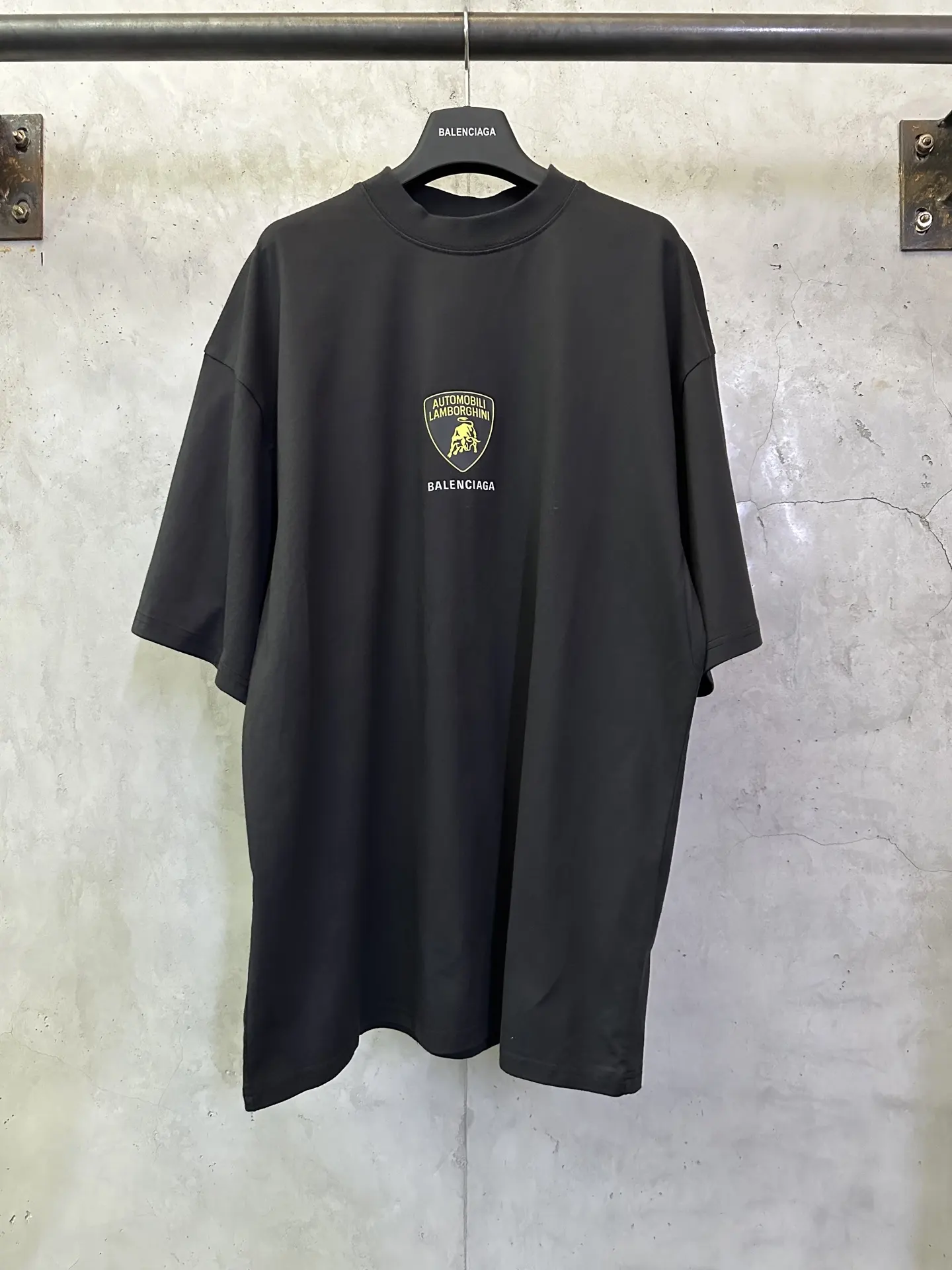 Balenciaga x Lamborghini Logo Print T-Shirt D20012835