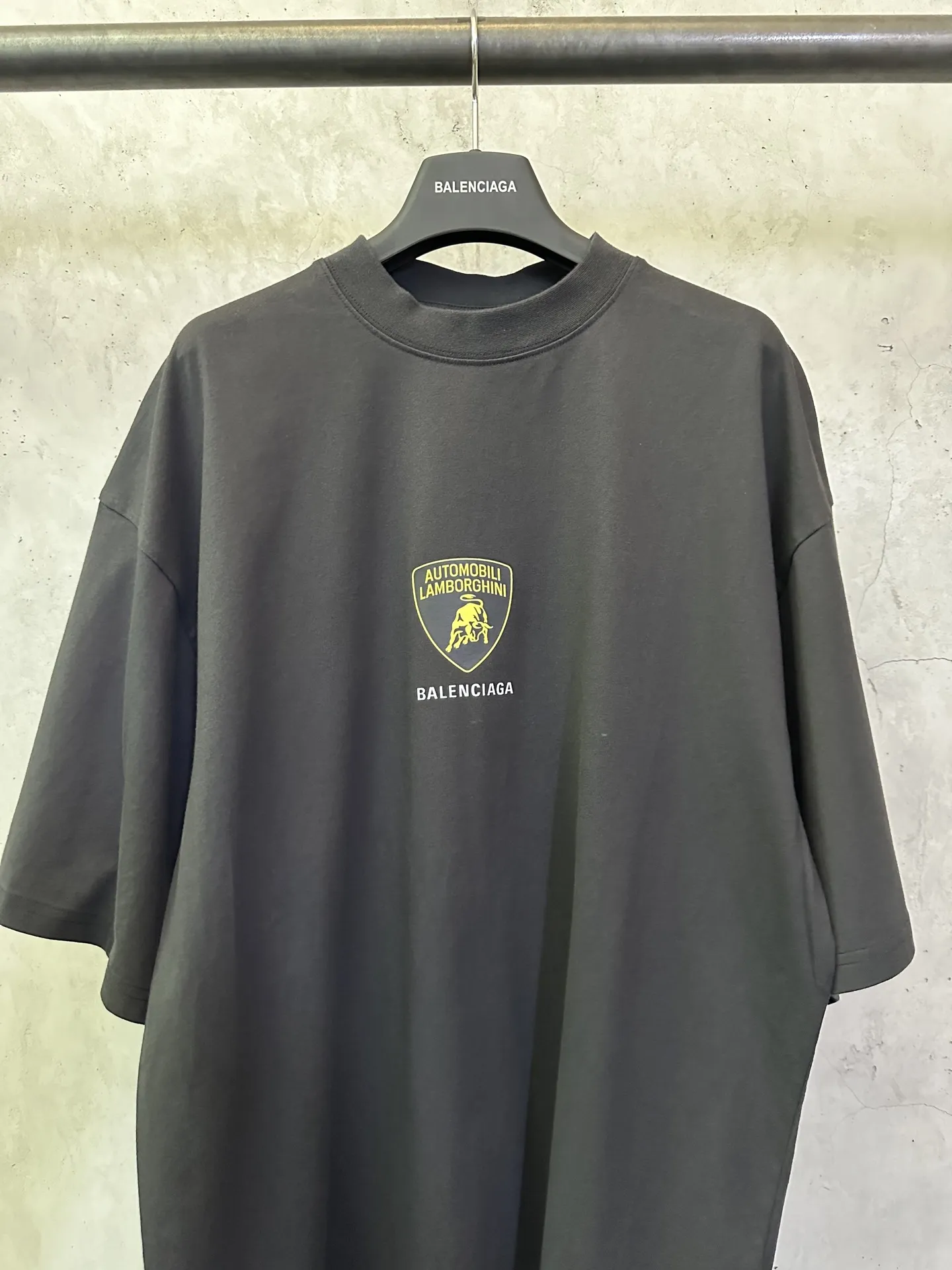 Balenciaga x Lamborghini Logo Print T-Shirt D20012835 — view 3