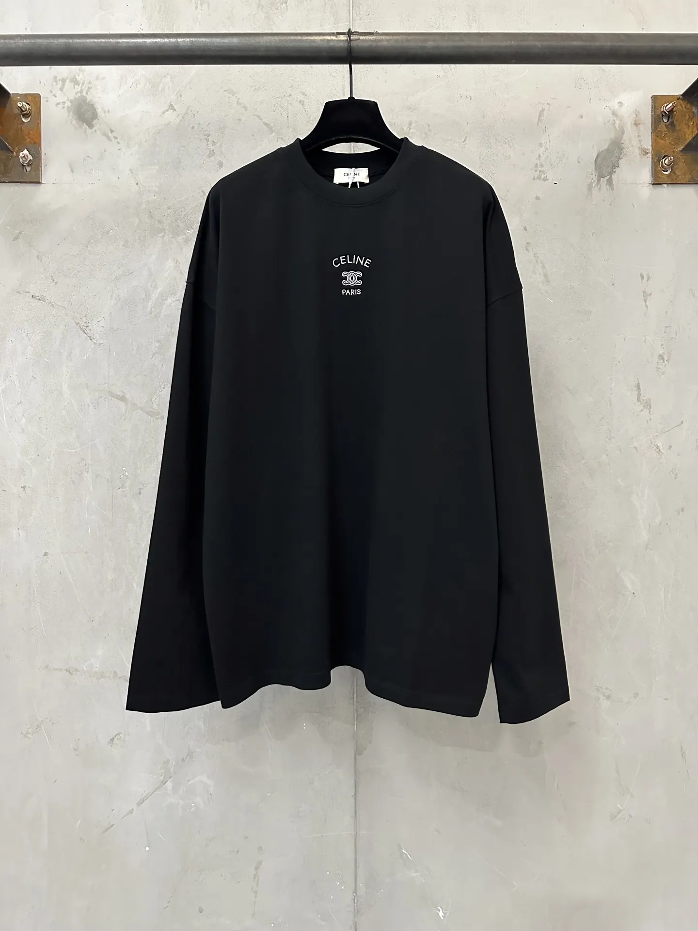 Logo-Embroidered Long-Sleeved T-Shirt D20018977