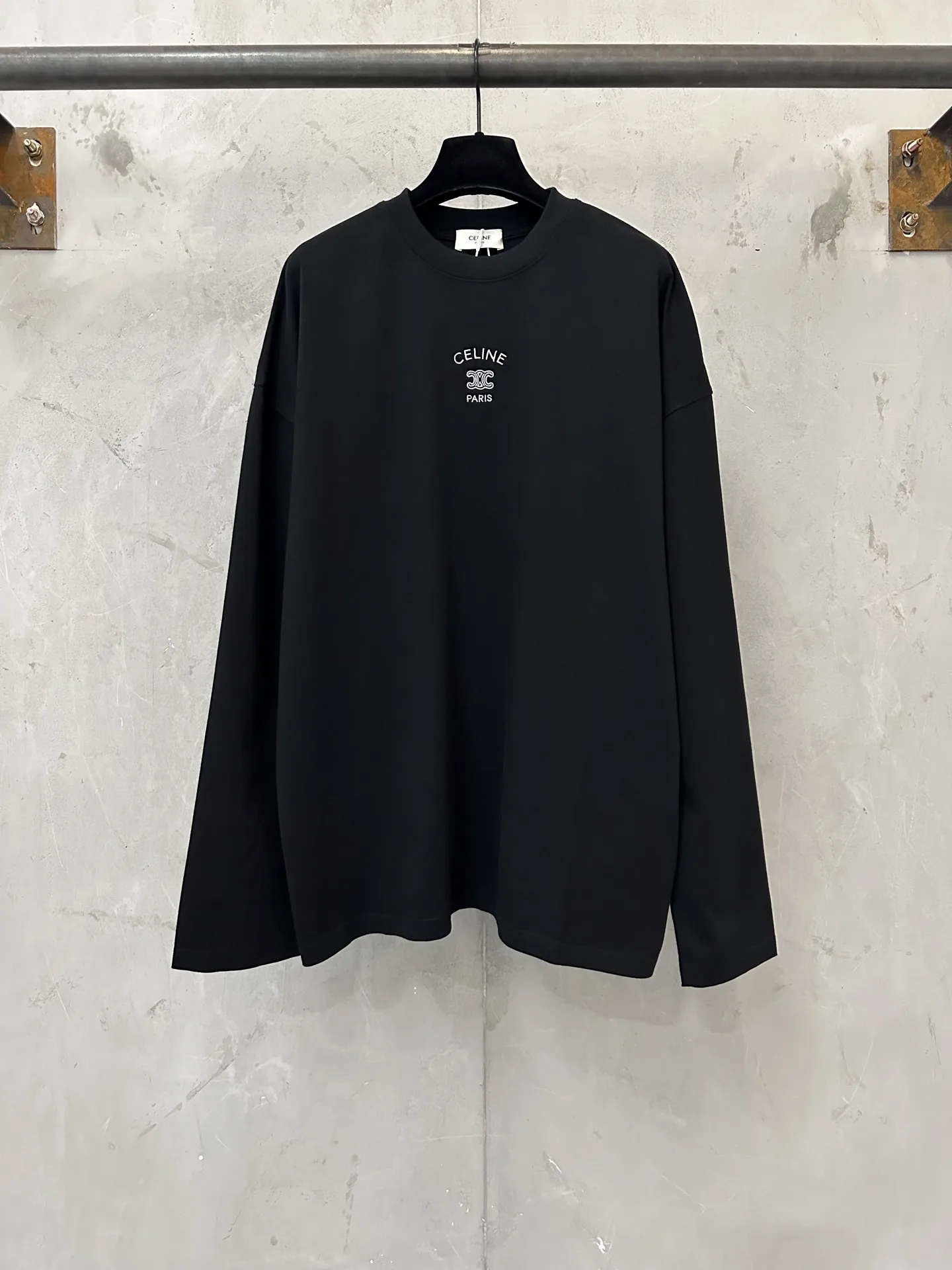 Logo-Embroidered Long-Sleeved T-Shirt D20018977