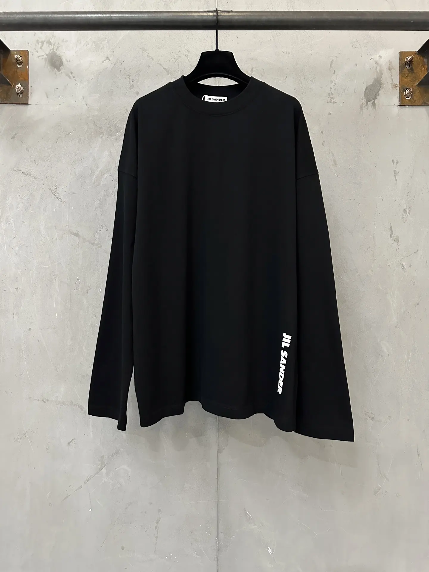 Logo-Print Heavyweight Cotton Long-Sleeve T-Shirt D20025037