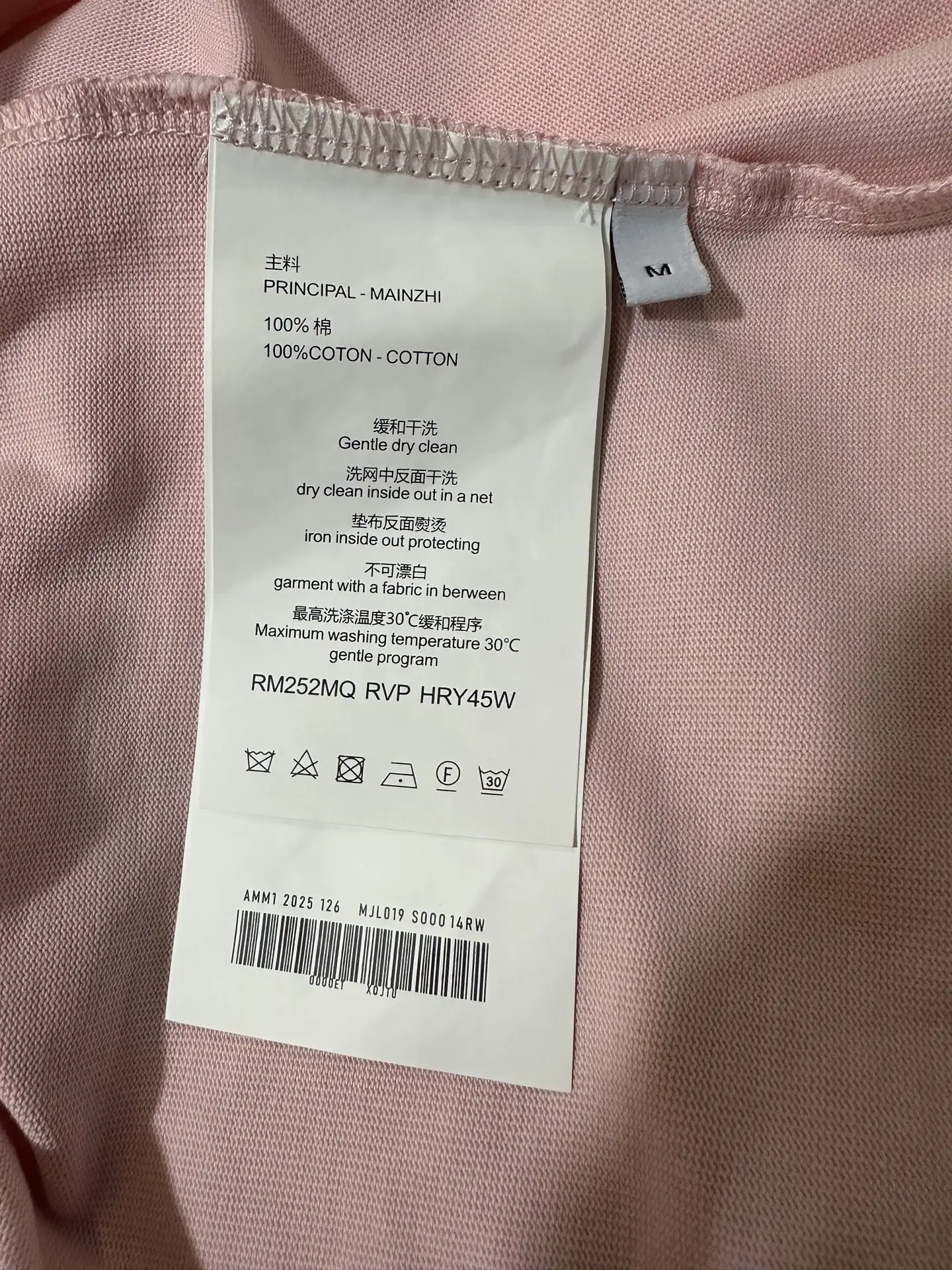 Logo Print Heavyweight Cotton T-Shirt D20011880 — view 9