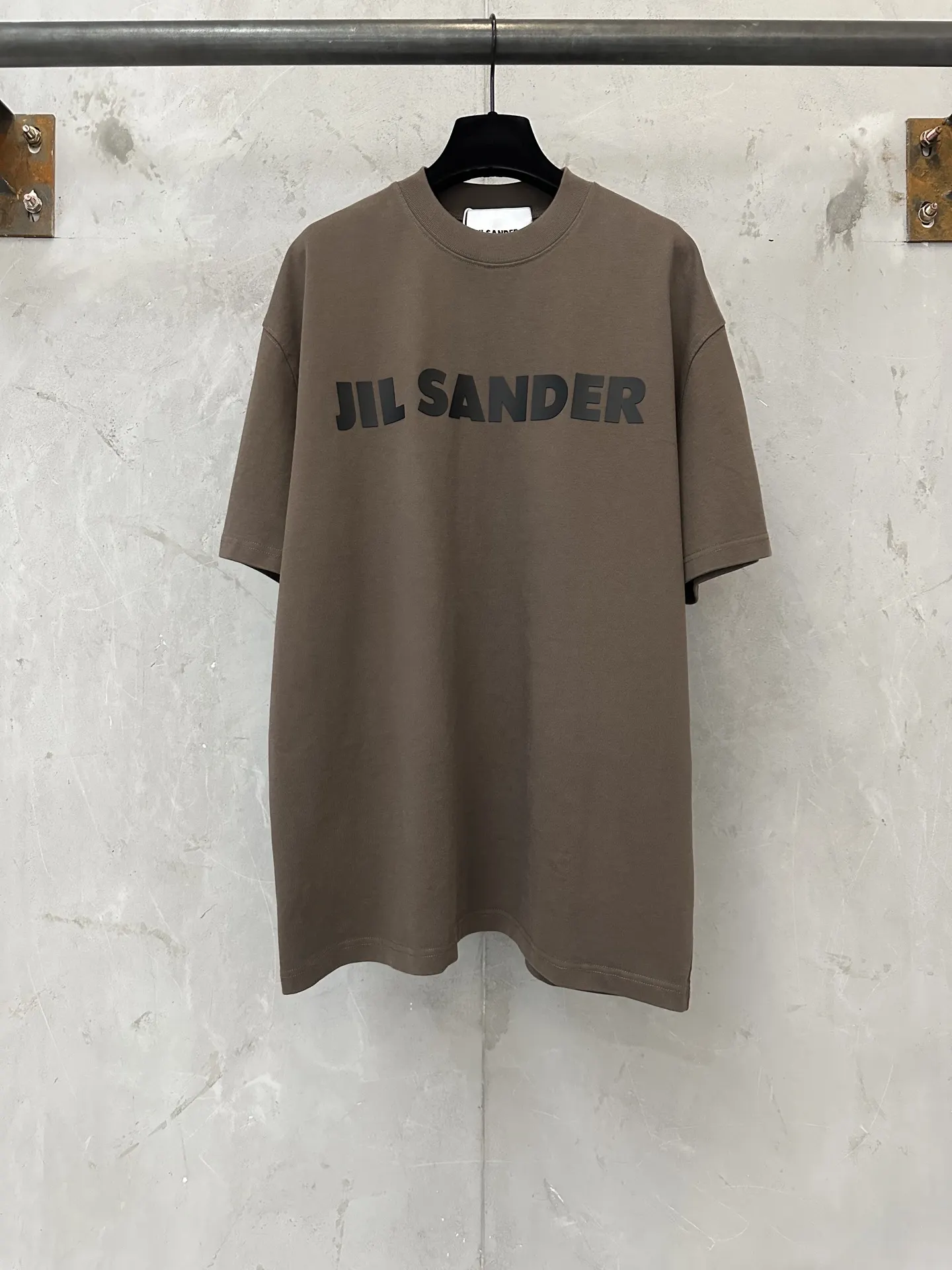 Logo-Print Heavyweight Cotton T-Shirt D20011883