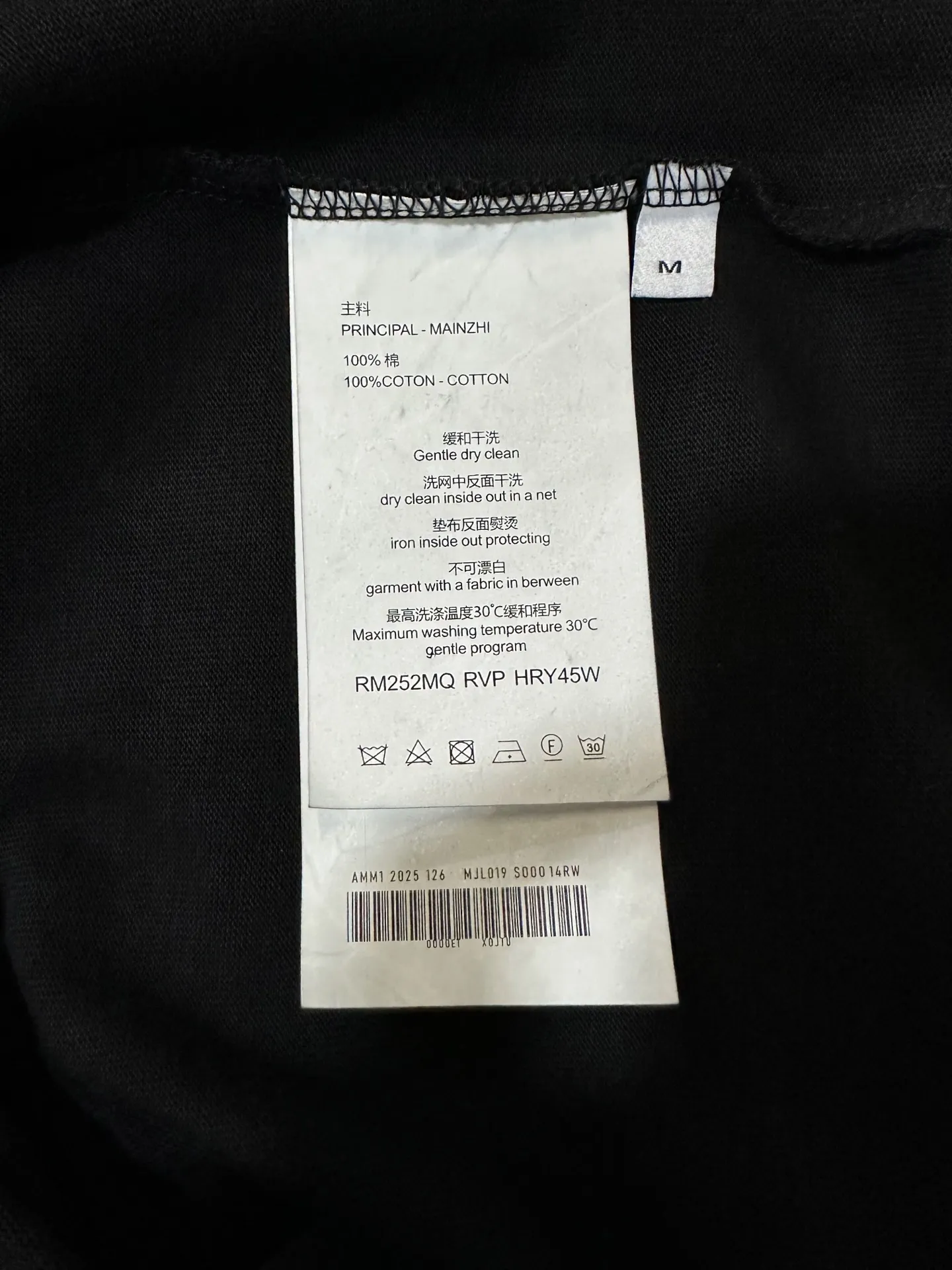 Logo Print Heavyweight Cotton T-Shirt D20011879 — view 9