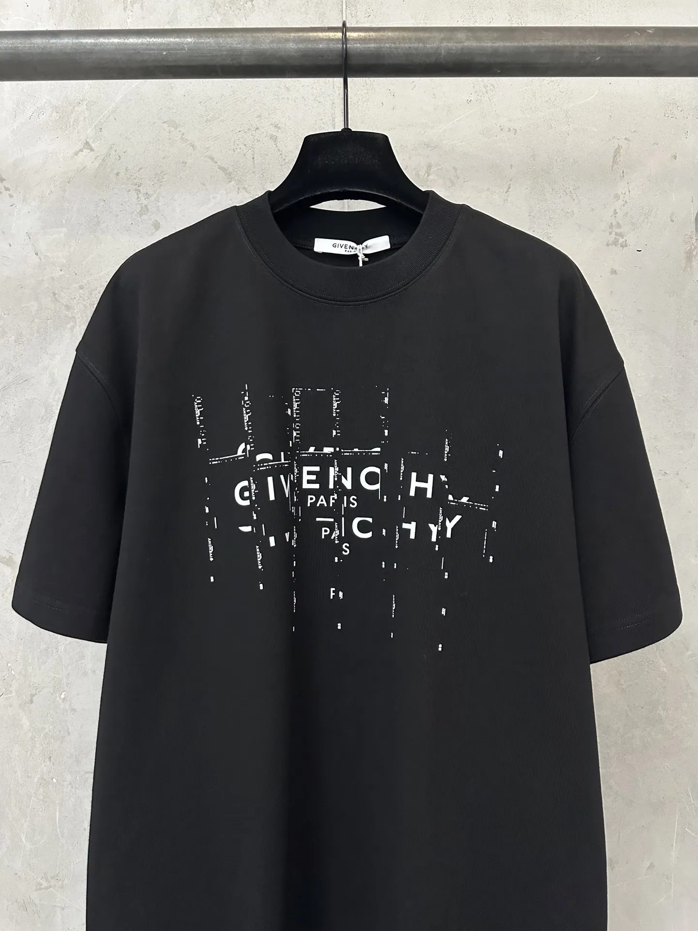 Distorted Logo Heavyweight Cotton T-Shirt D20011898 — view 3