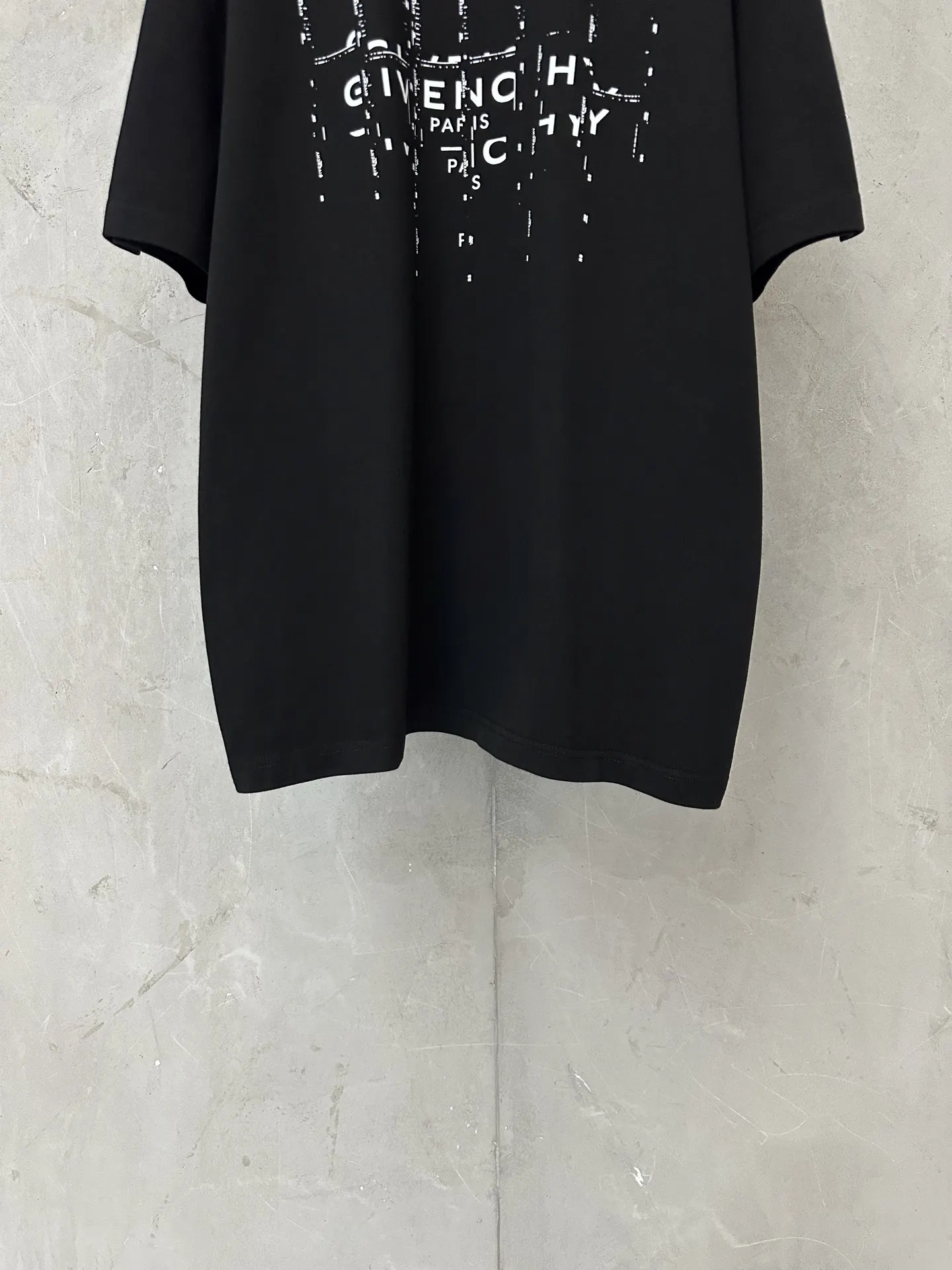 Distorted Logo Heavyweight Cotton T-Shirt D20011898 — view 4