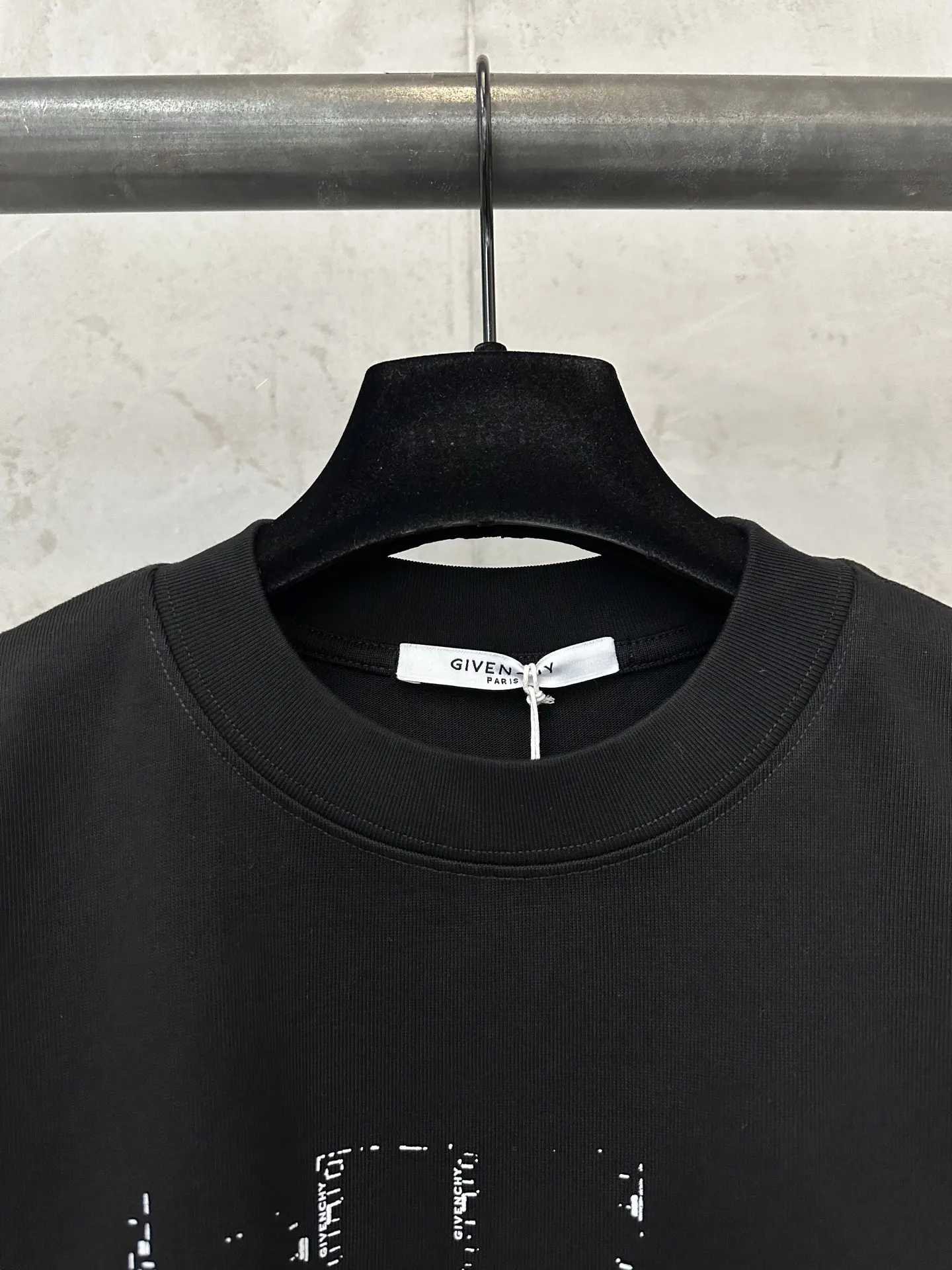 Distorted Logo Heavyweight Cotton T-Shirt D20011898 — view 5