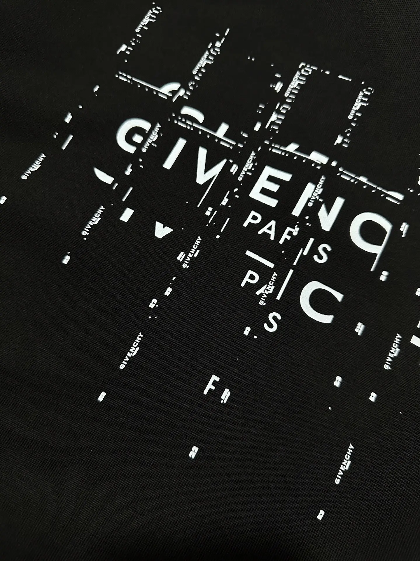 Distorted Logo Heavyweight Cotton T-Shirt D20011898 — view 6