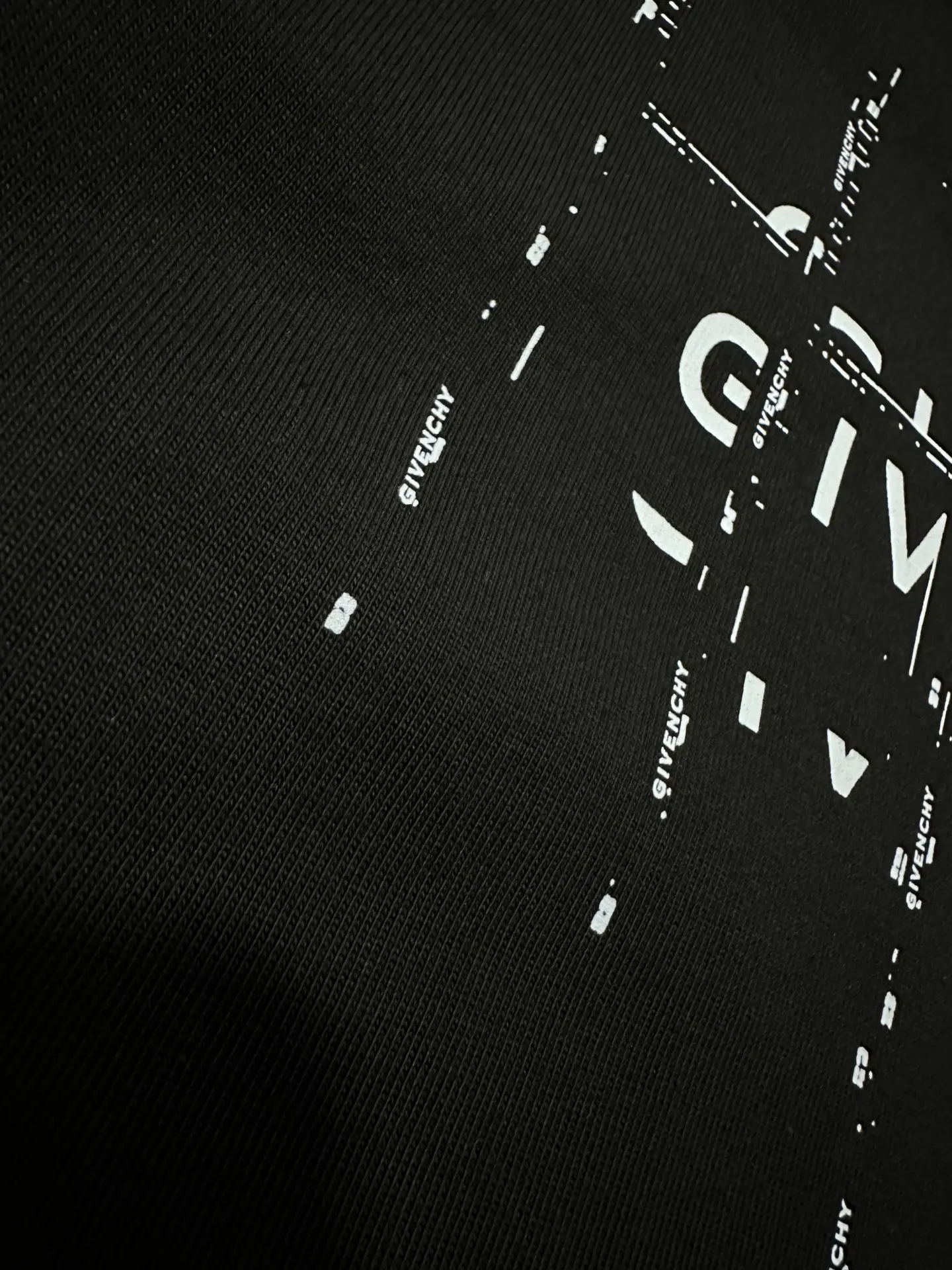 Distorted Logo Heavyweight Cotton T-Shirt D20011898 — view 7