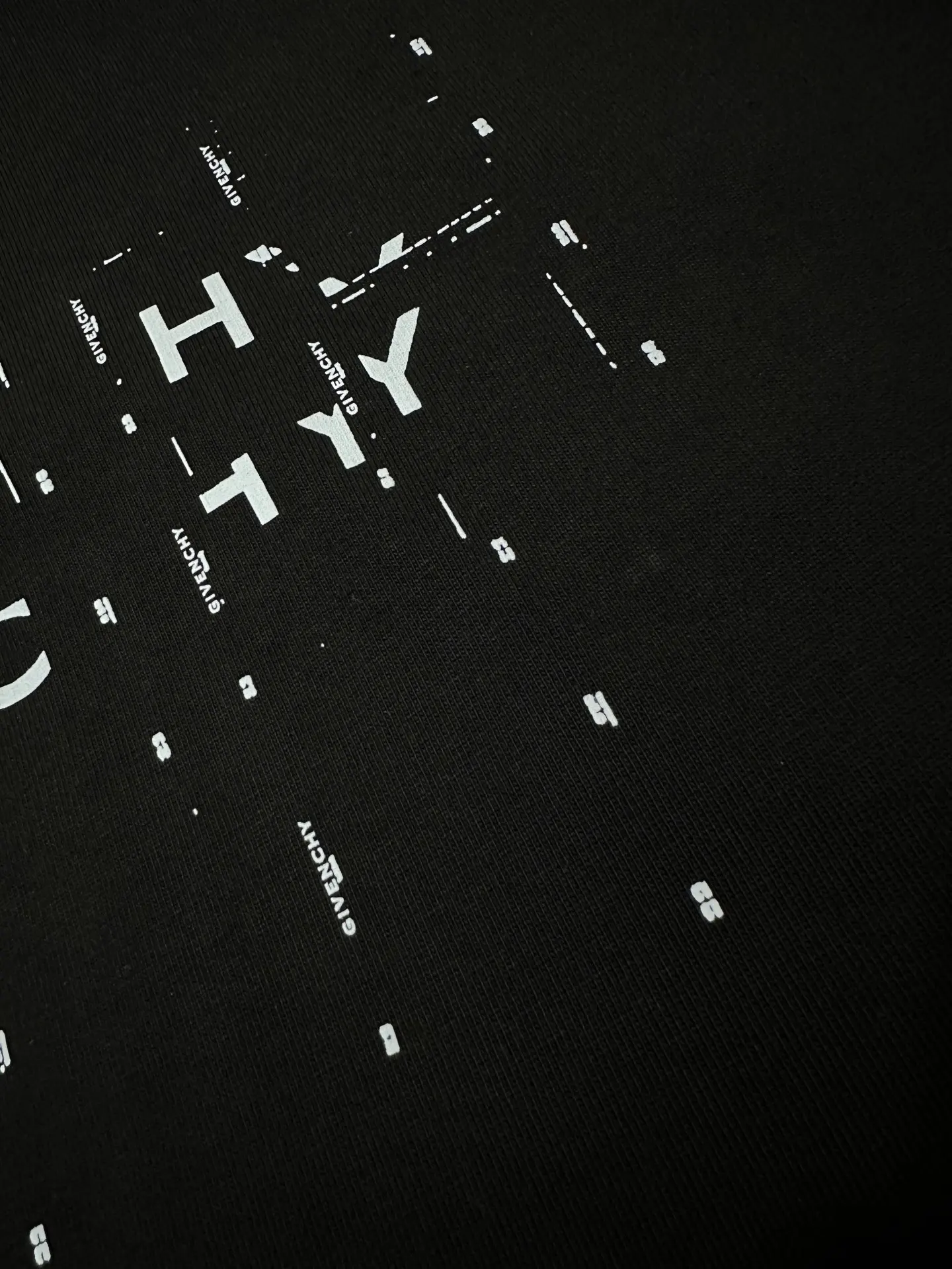 Distorted Logo Heavyweight Cotton T-Shirt D20011898 — view 8
