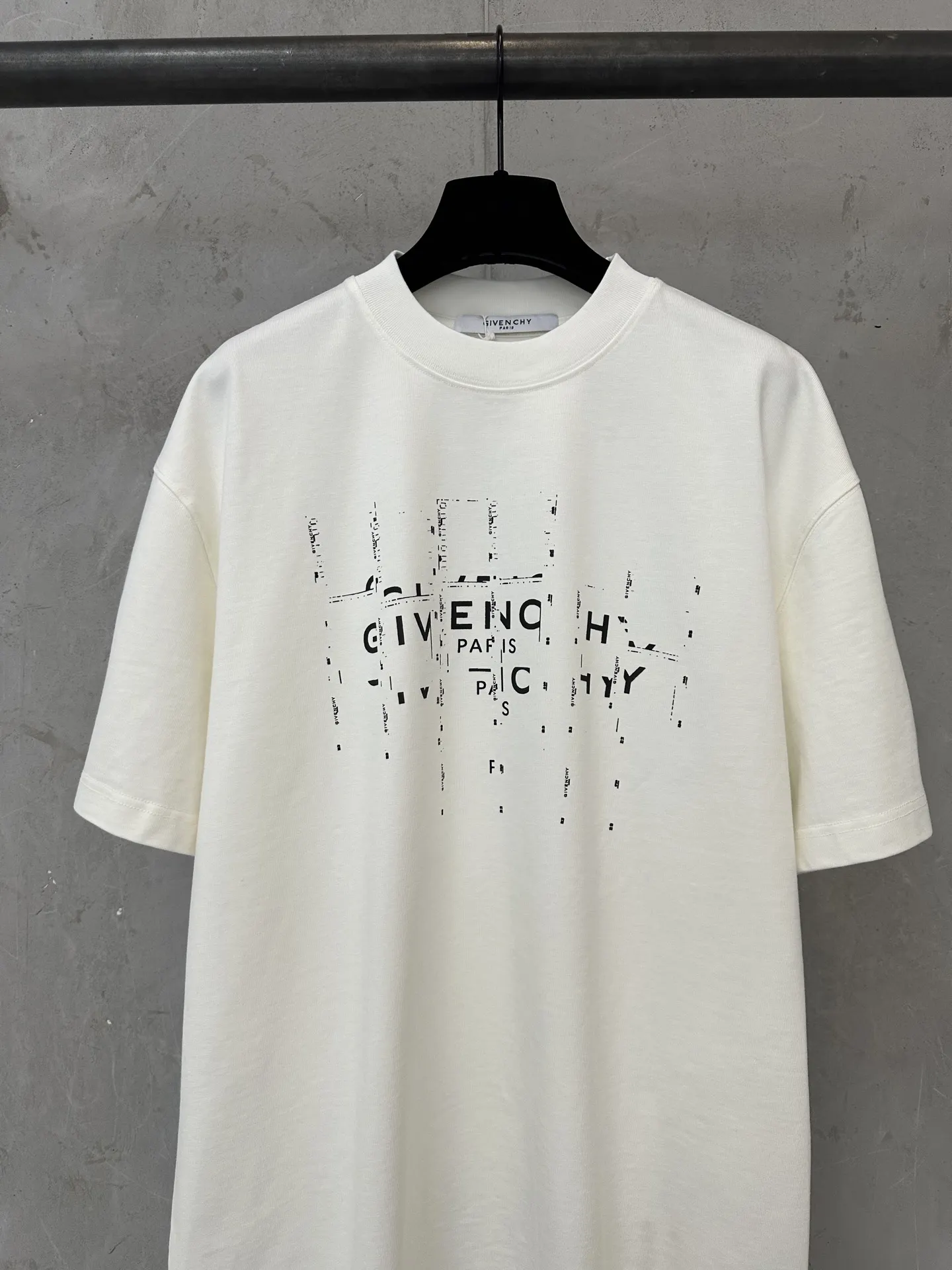 Distorted Logo Heavyweight Cotton T-Shirt D20011899 — view 3