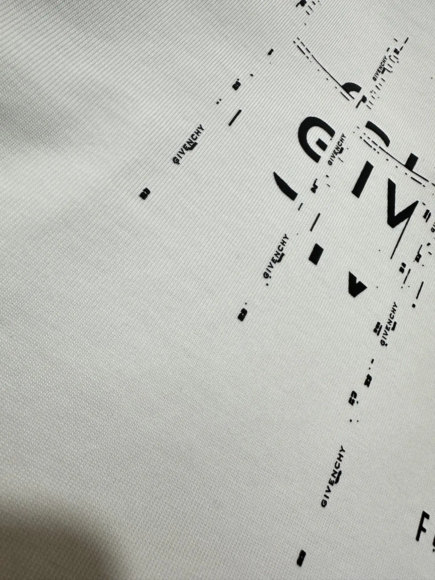 Distorted Logo Heavyweight Cotton T-Shirt D20011899 — view 7