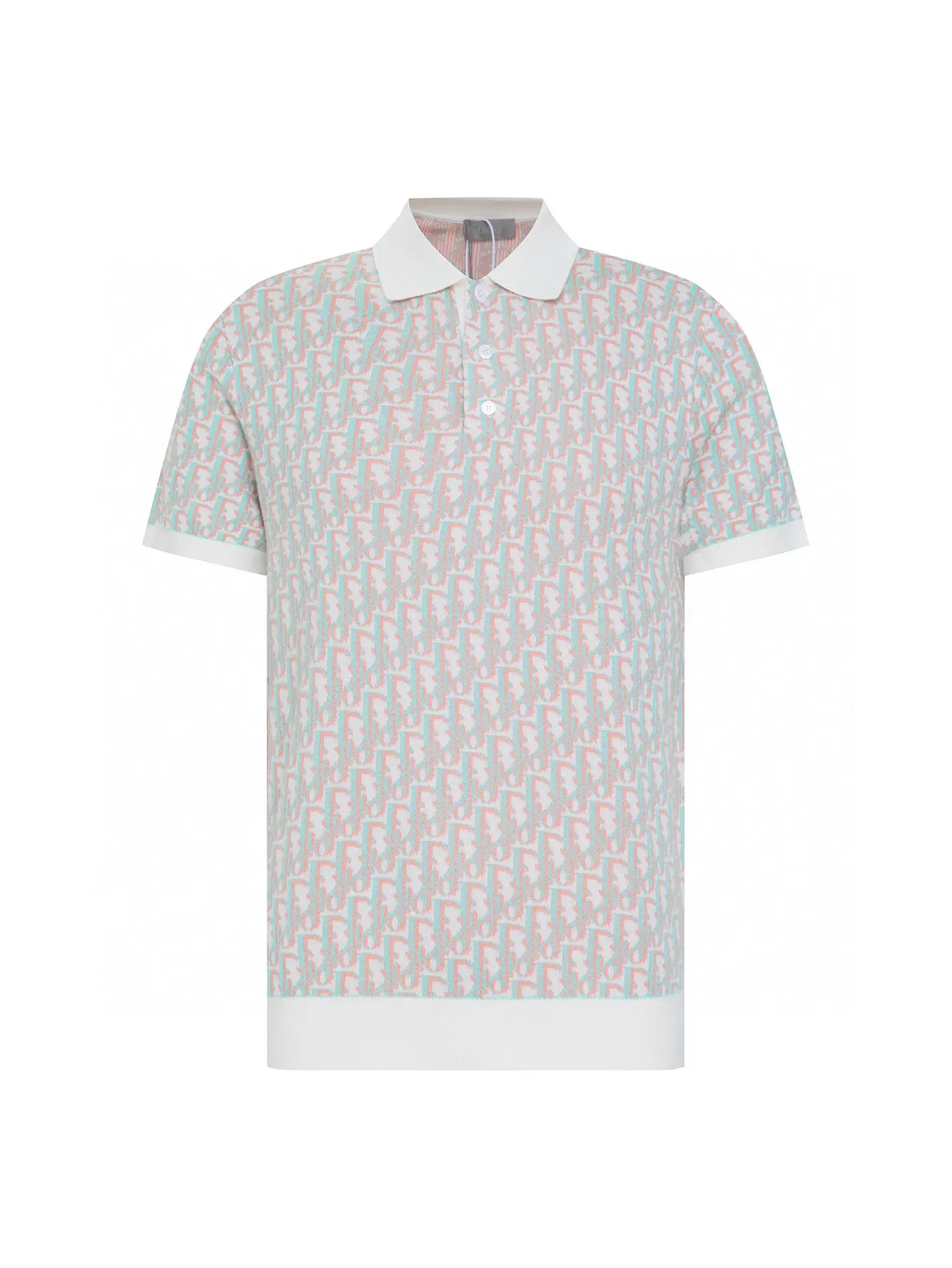 Oblique Jacquard Knit Polo Shirt D20515679
