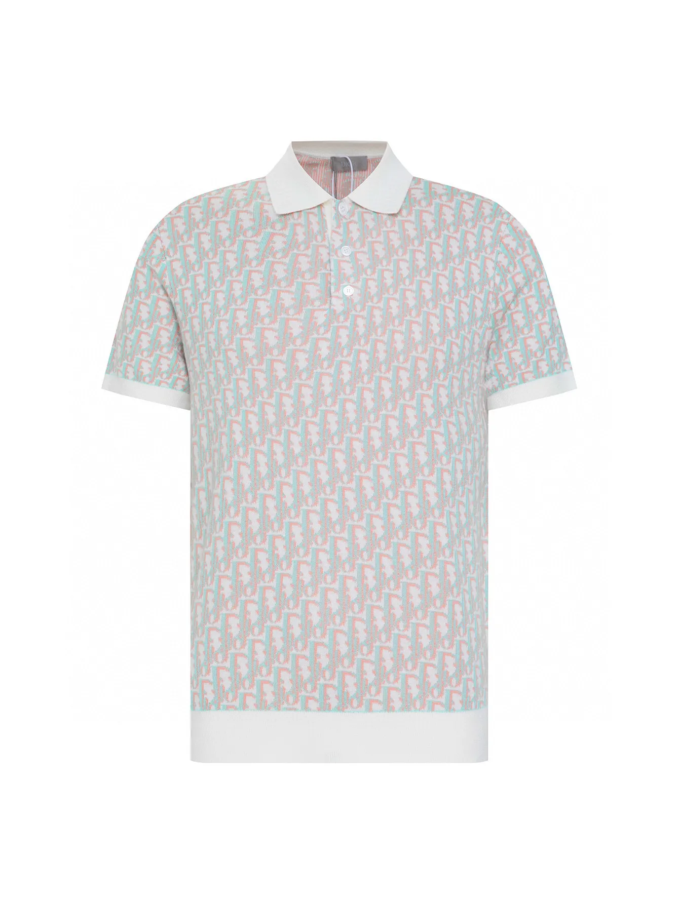 Oblique Jacquard Knit Polo Shirt D20515679