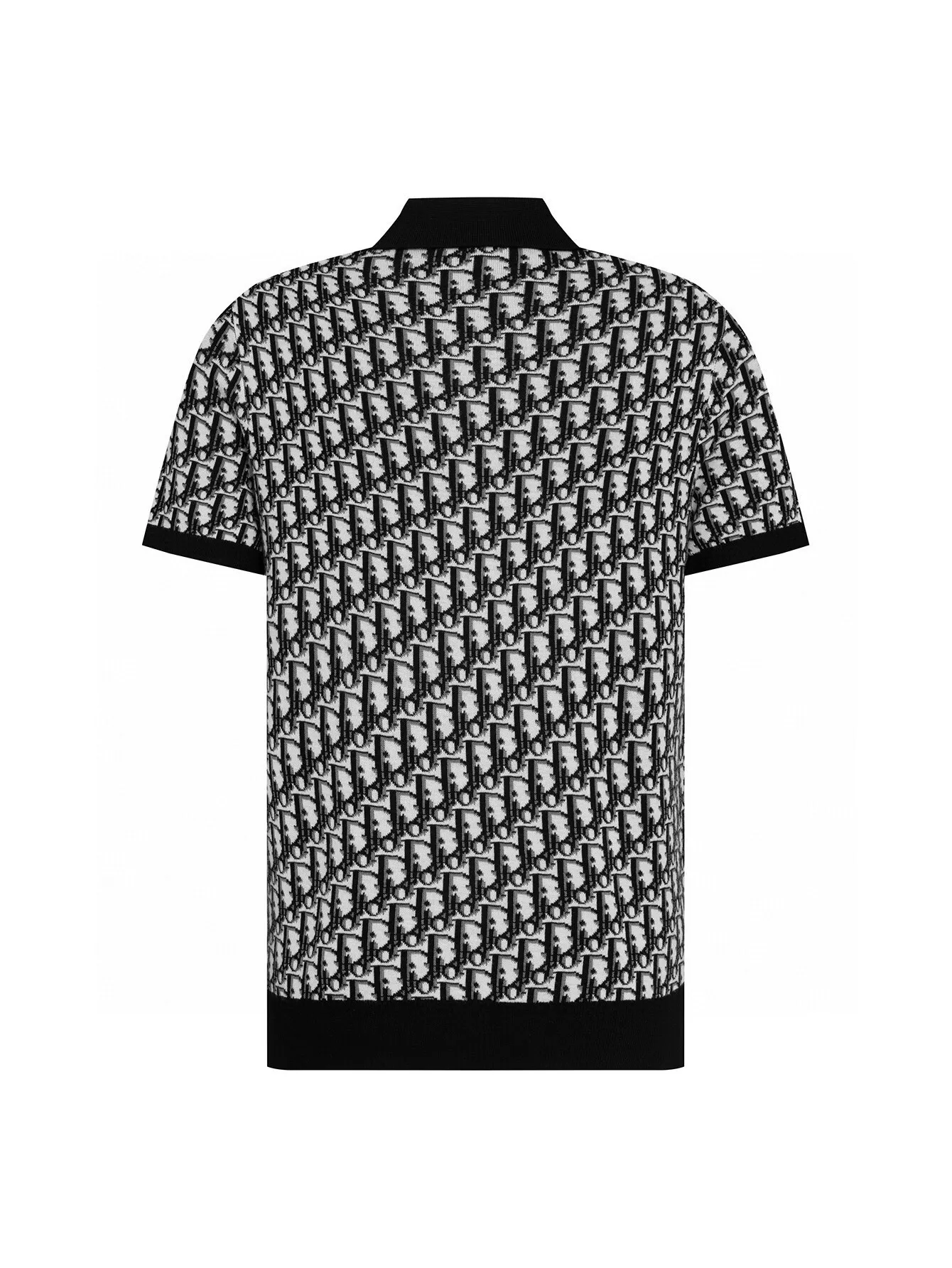 Oblique Jacquard Tencel Knit Polo Shirt D20515680 — view 2