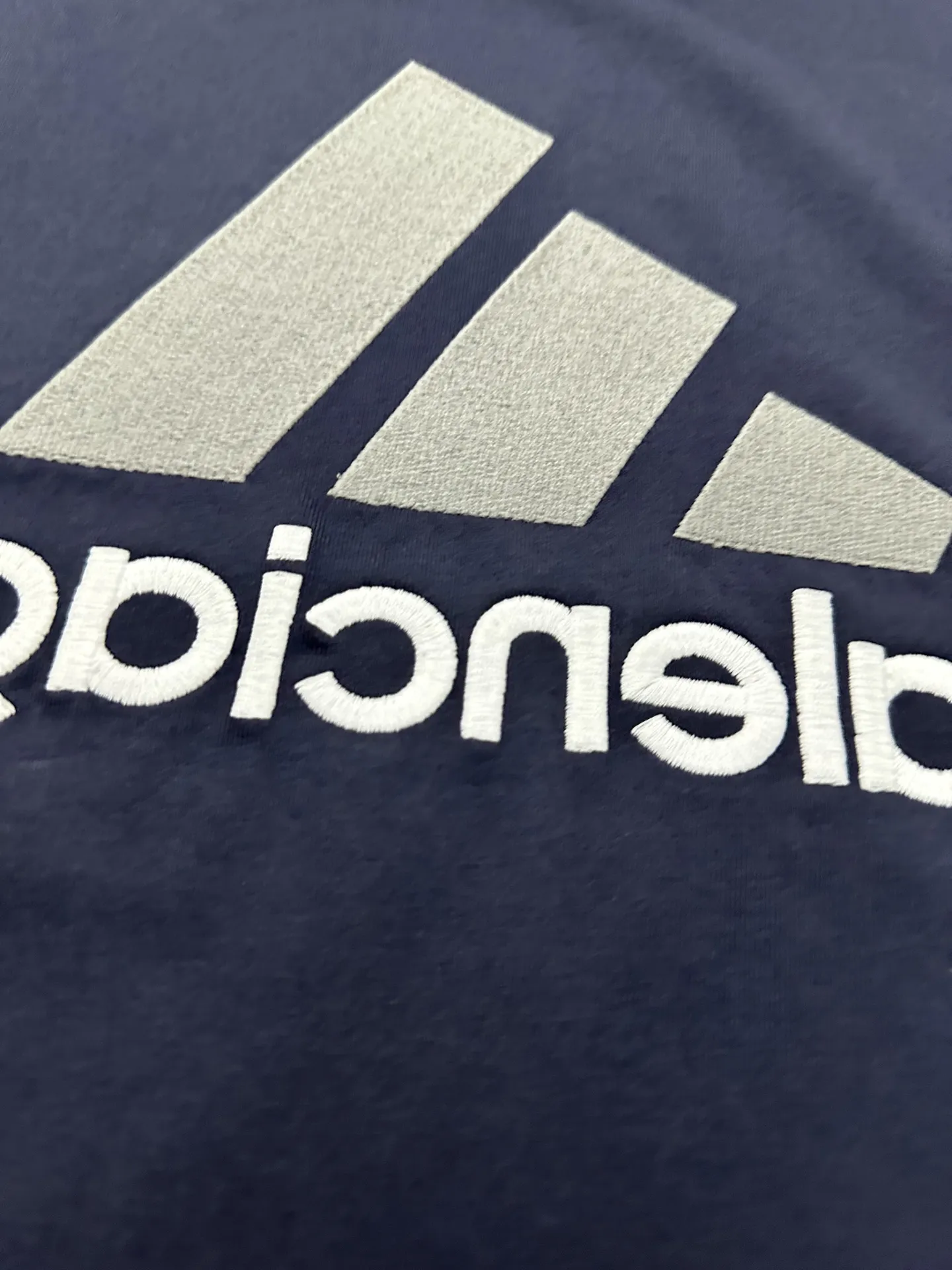 Balenciaga / Adidas Inside-Out Embroidered T-Shirt D20518989 — view 10