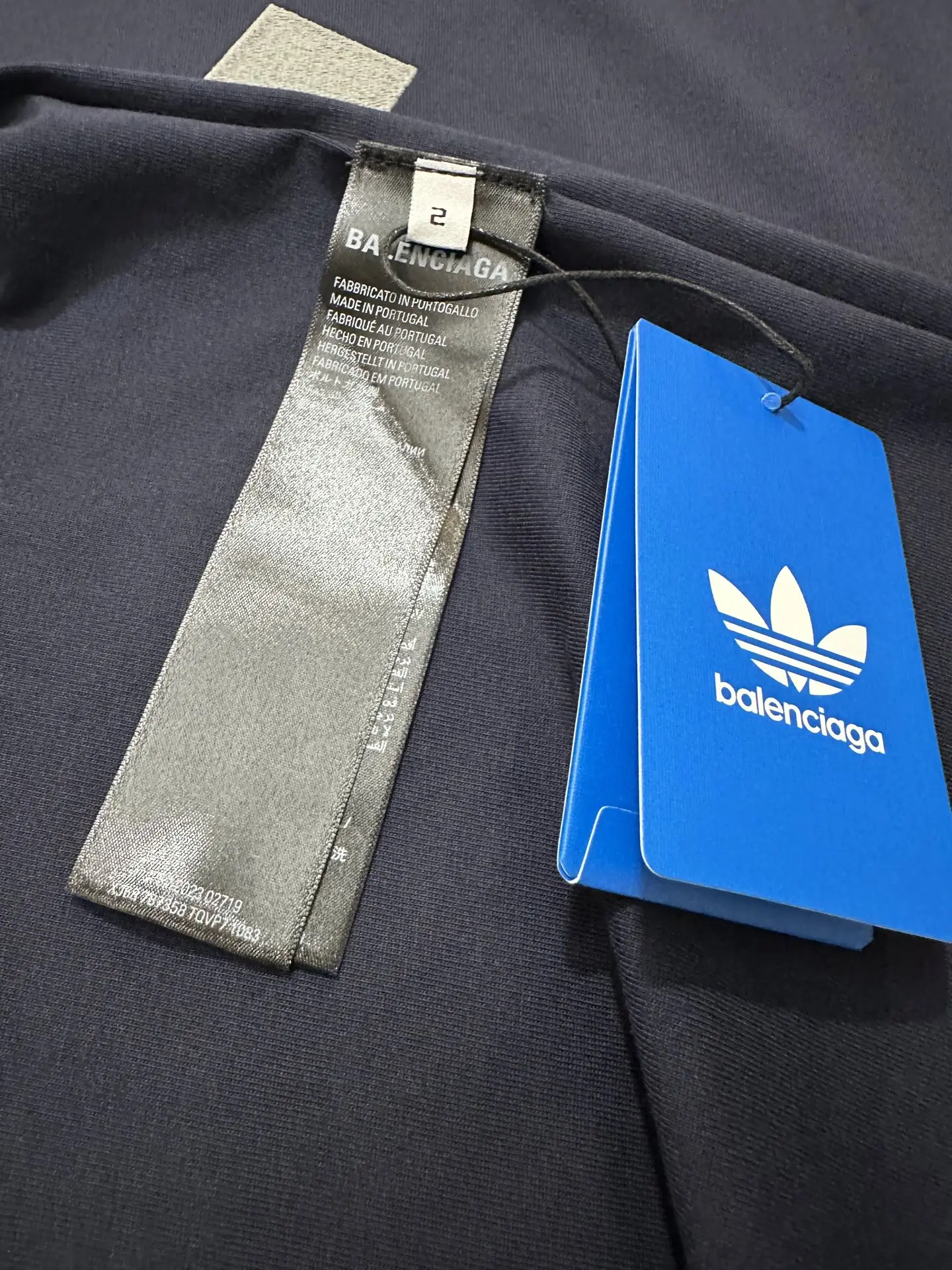 Balenciaga / Adidas Inside-Out Embroidered T-Shirt D20518989 — view 12