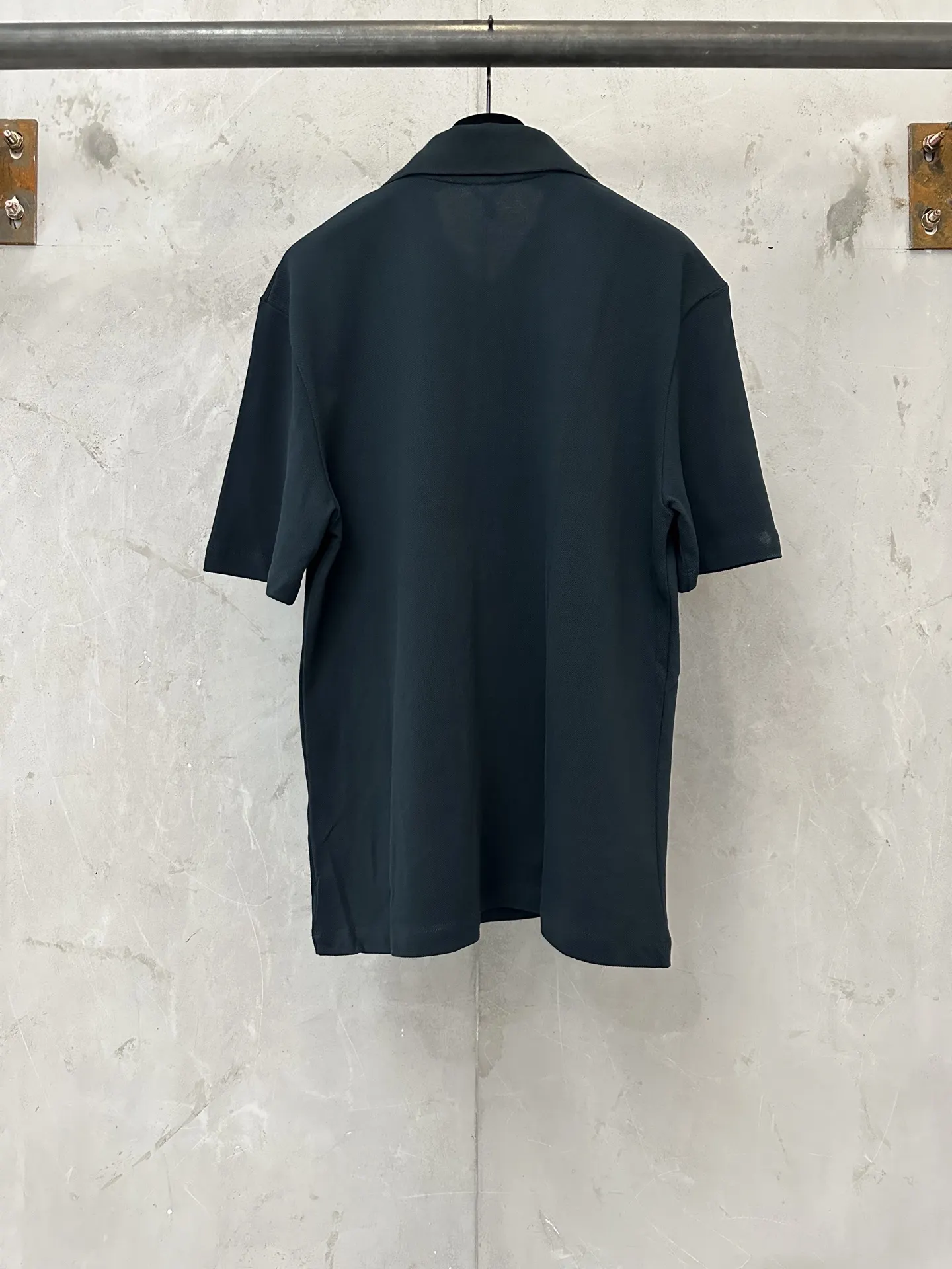 Anagram Embroidered Cotton-Piqué Polo Shirt D20511872 — view 2