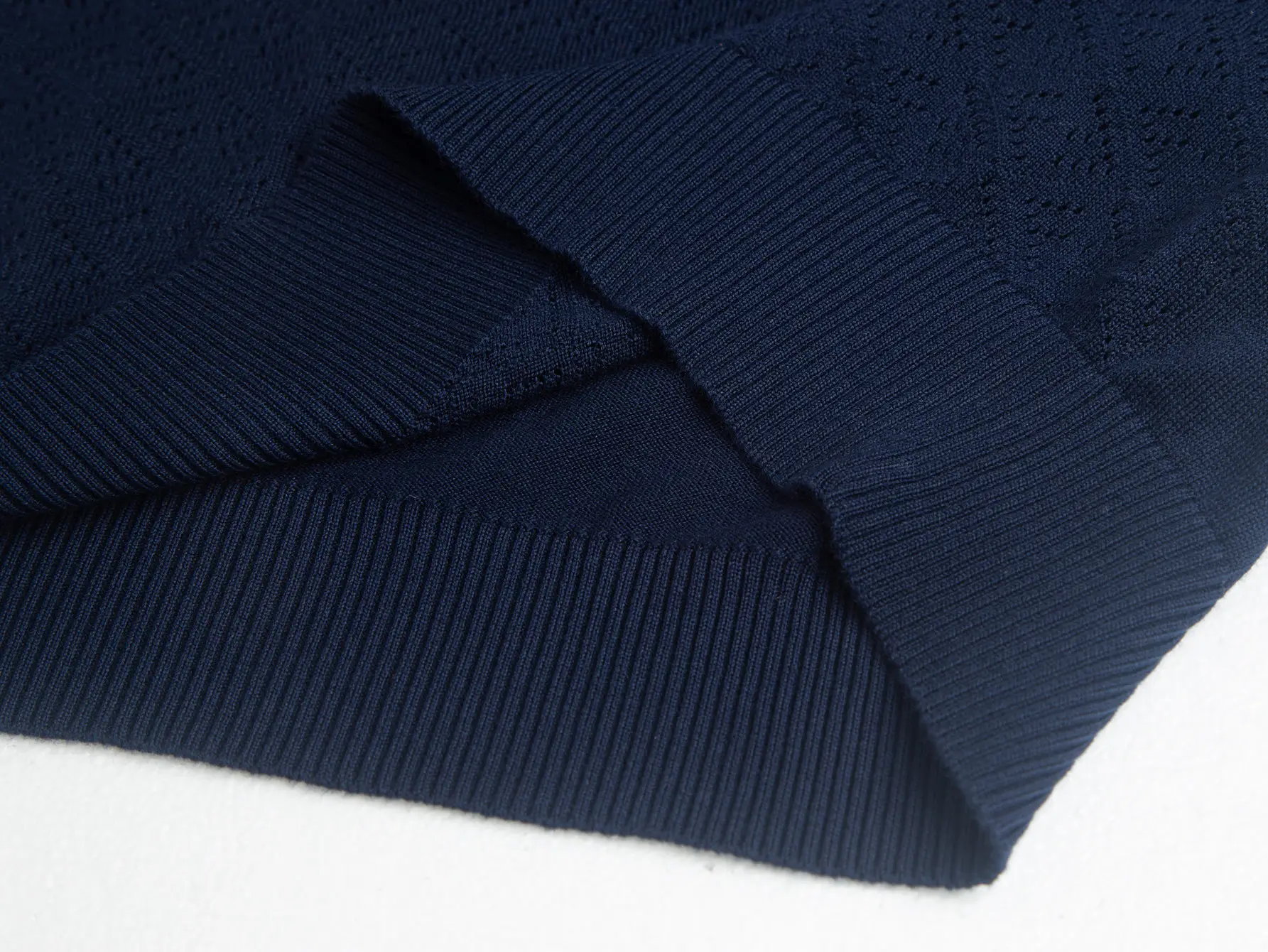 Logo Jacquard Wool-Blend Polo Shirt D20511470 — view 10