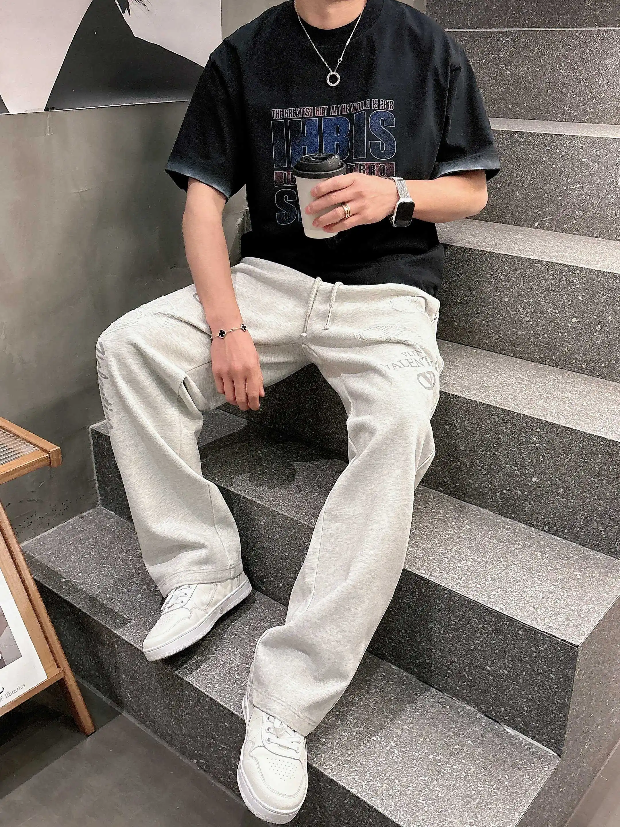 Logo-Embroidered Cotton-Blend Sweatpants D21013607 — view 10