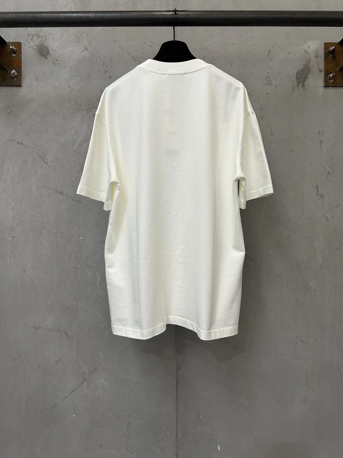 CD Logo Embroidered Heavyweight Cotton T-Shirt D21023558 — view 2
